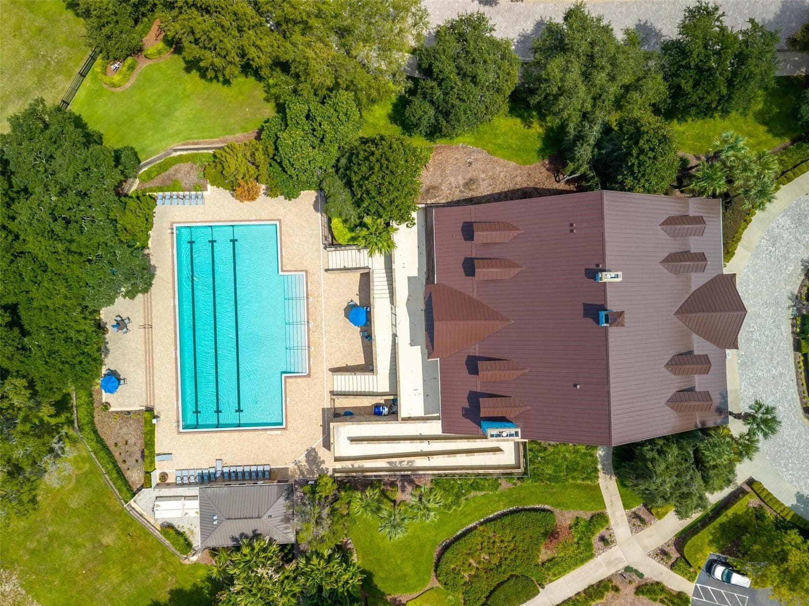 Aerial View of Pool / Clubhouse - 30539 LIPIZZAN TER, MOUNT DORA