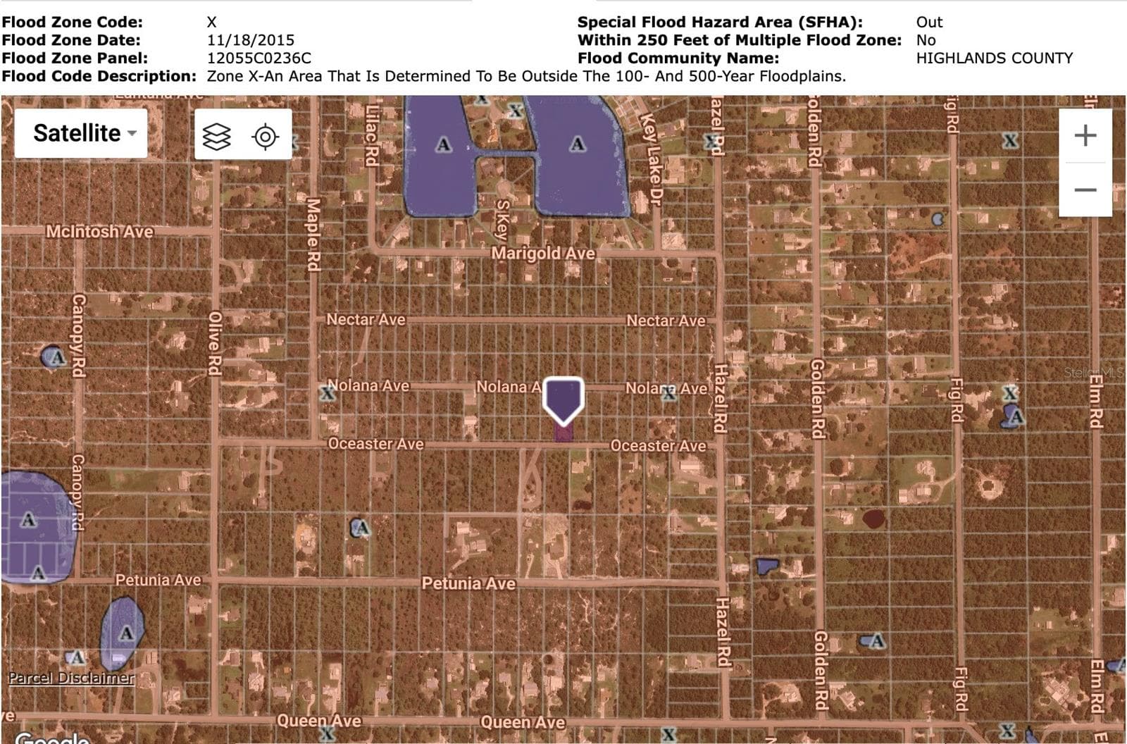 Land at 1714 OLEASTER AVE, SEBRING, photo 2 of 3