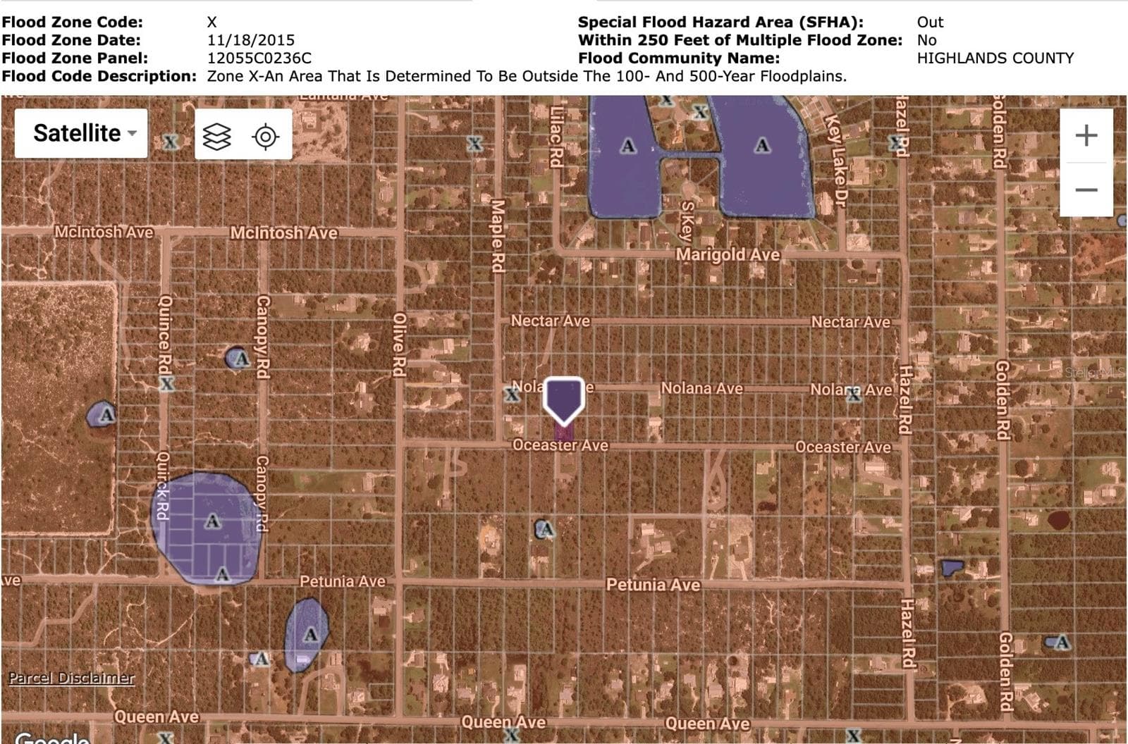 Land at 1830 OLEASTER AVE, SEBRING, photo 5 of 5