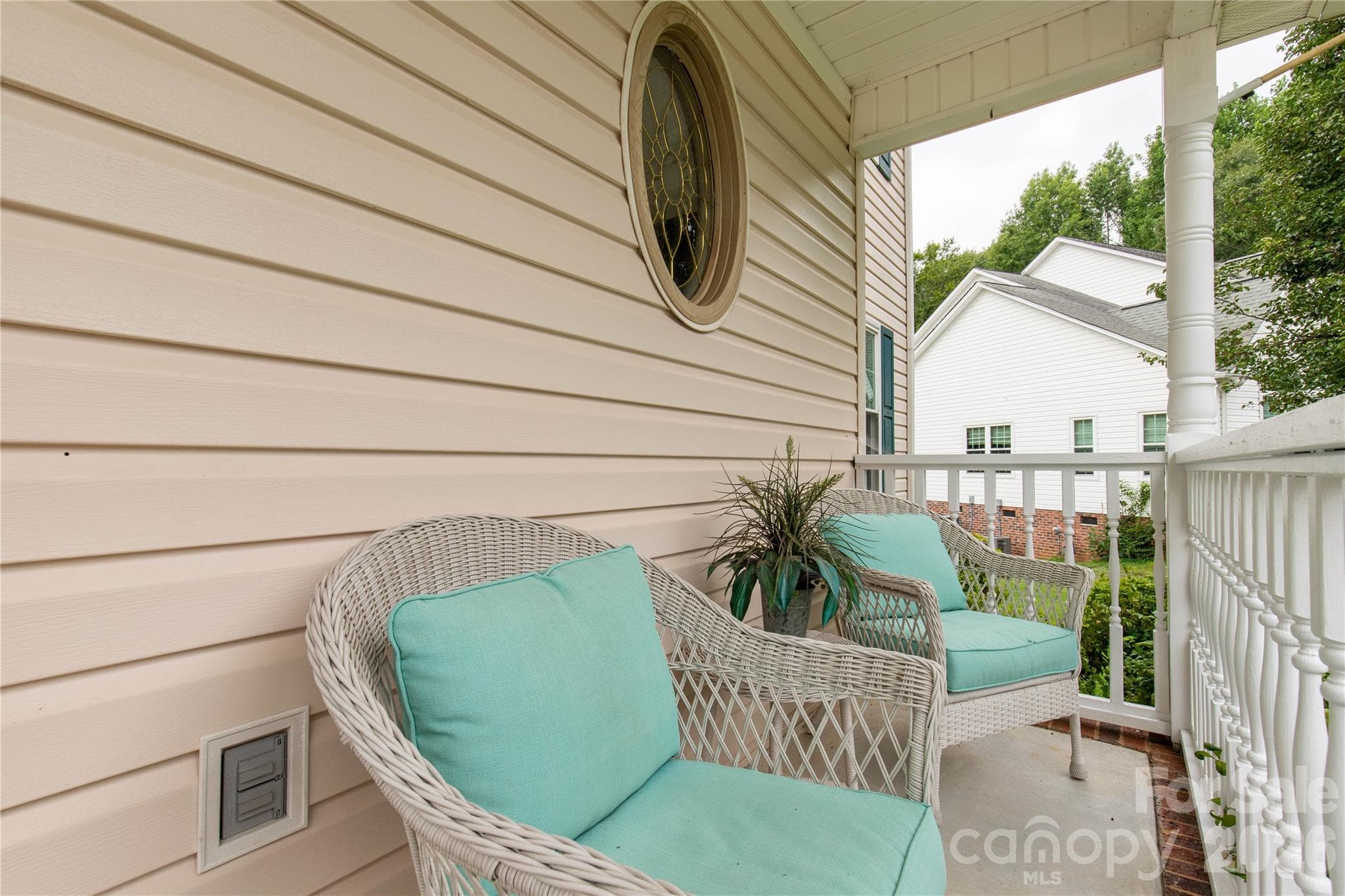 Covered front porch - 901 Clover Park Drive, Clover