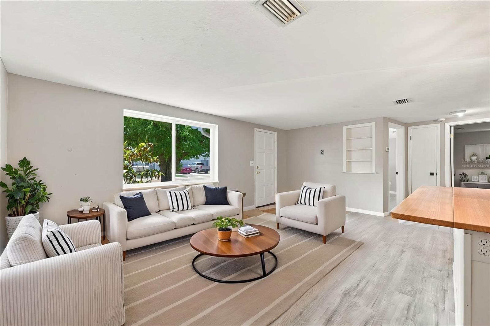 Living (Virtually Staged) - 4025 STRATFIELD DR, NEW PORT RICHEY