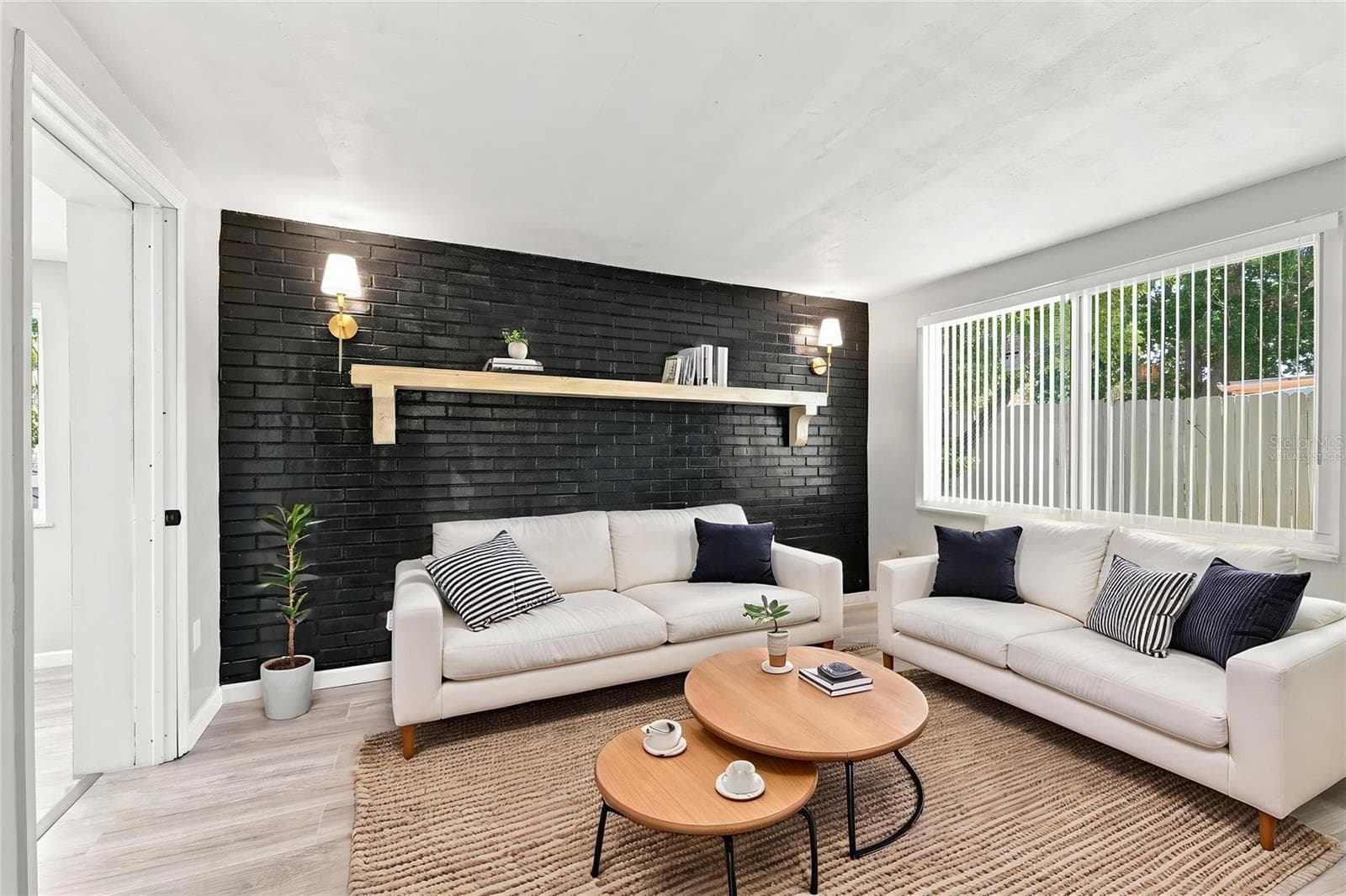 Family Room (Virtually Staged) - 4025 STRATFIELD DR, NEW PORT RICHEY