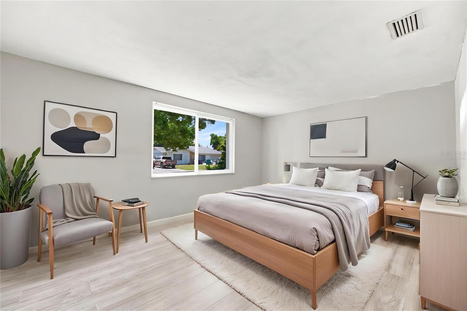 Bedroom 2 (Virtually Staged) - 4025 STRATFIELD DR, NEW PORT RICHEY
