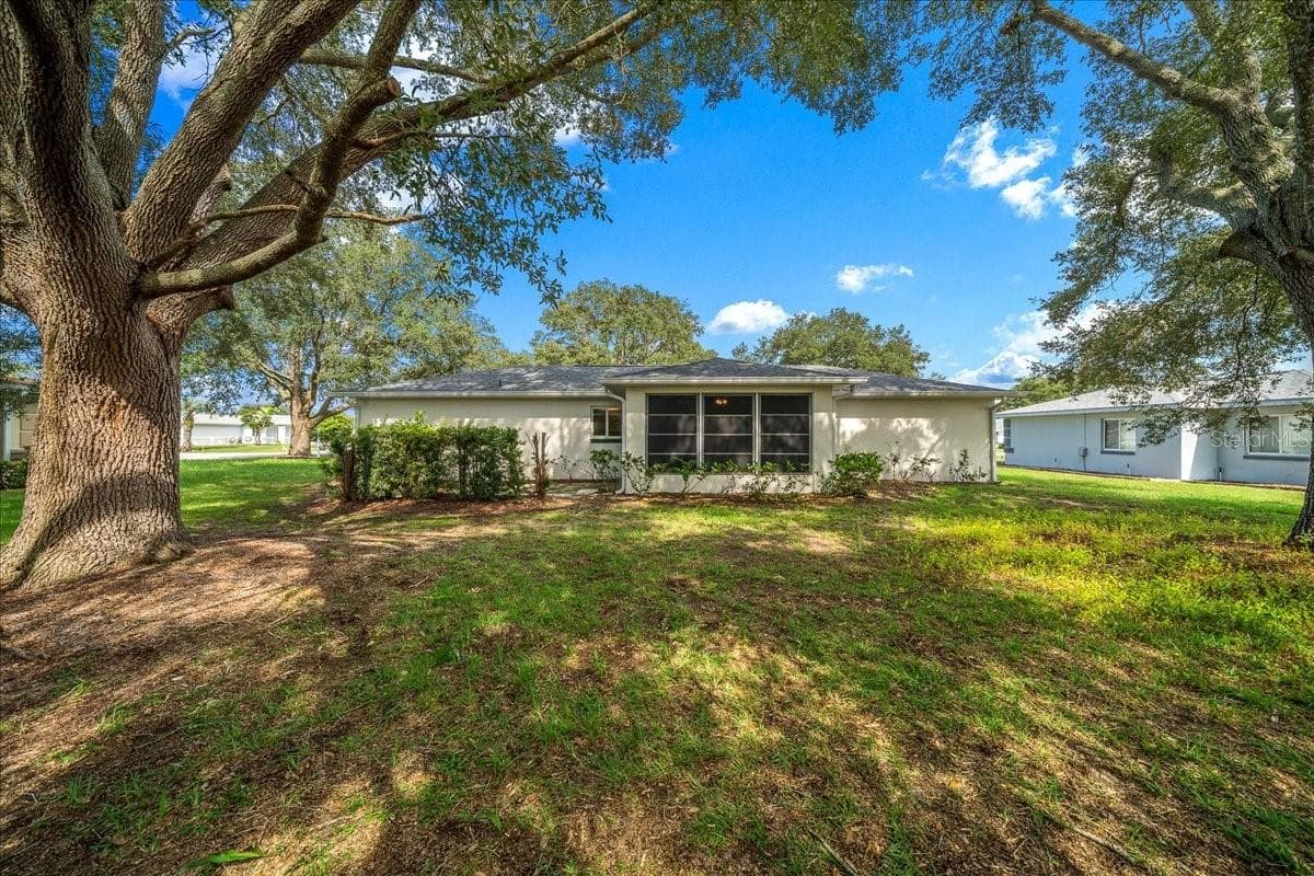back of house - 9912 SW 61ST CT, OCALA