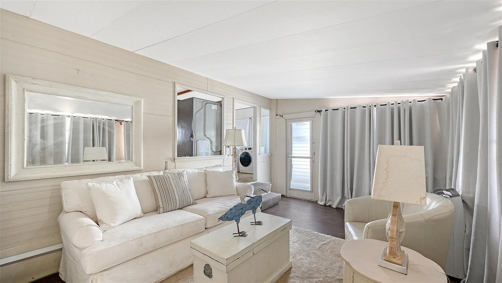 Living room with sleeper sofa for temp 2nd bedroom - 36 TWIN SHORES BLVD, LONGBOAT KEY