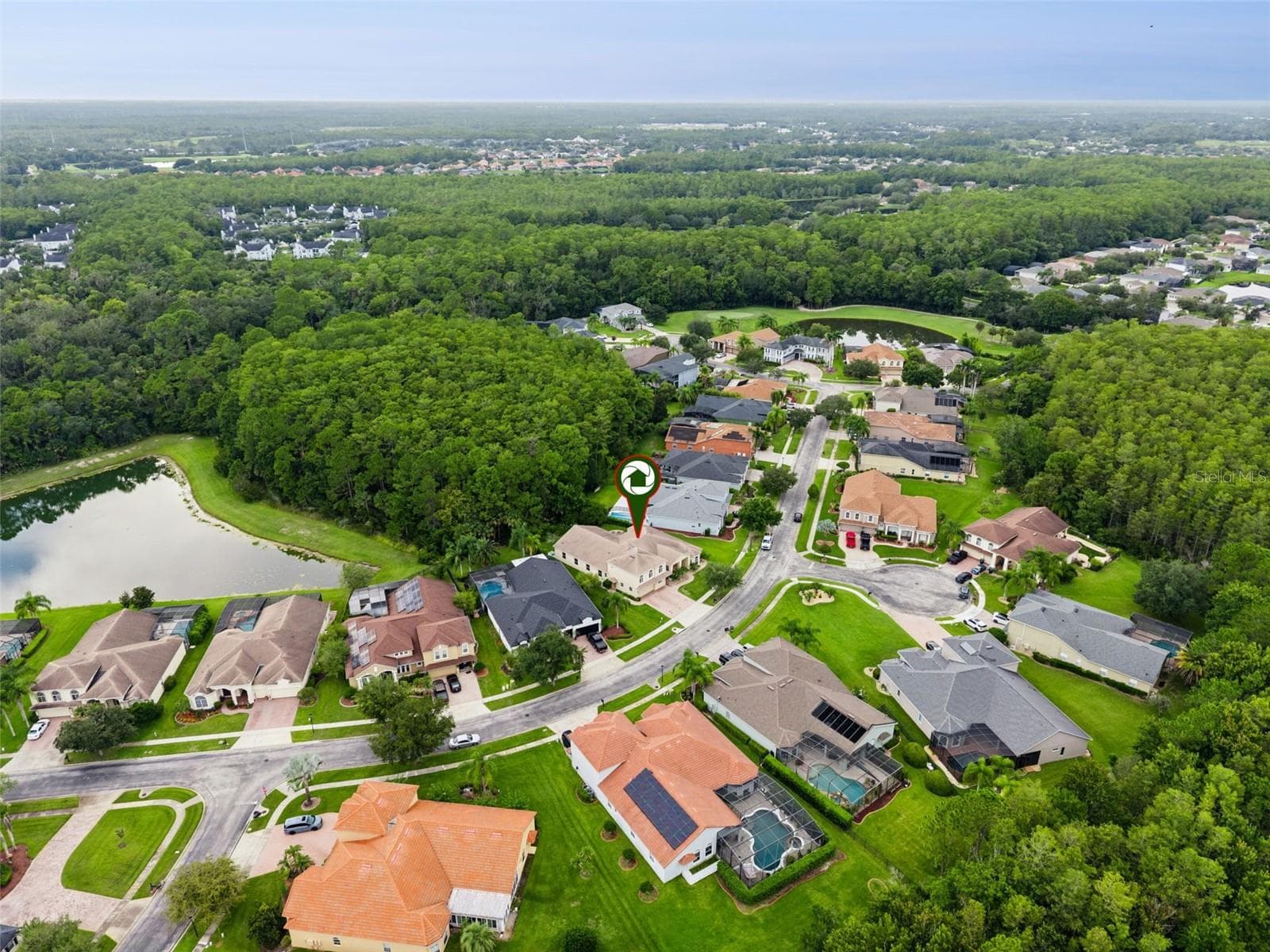 Aerial View of Home - 2436 FAWNLAKE TRL, ORLANDO