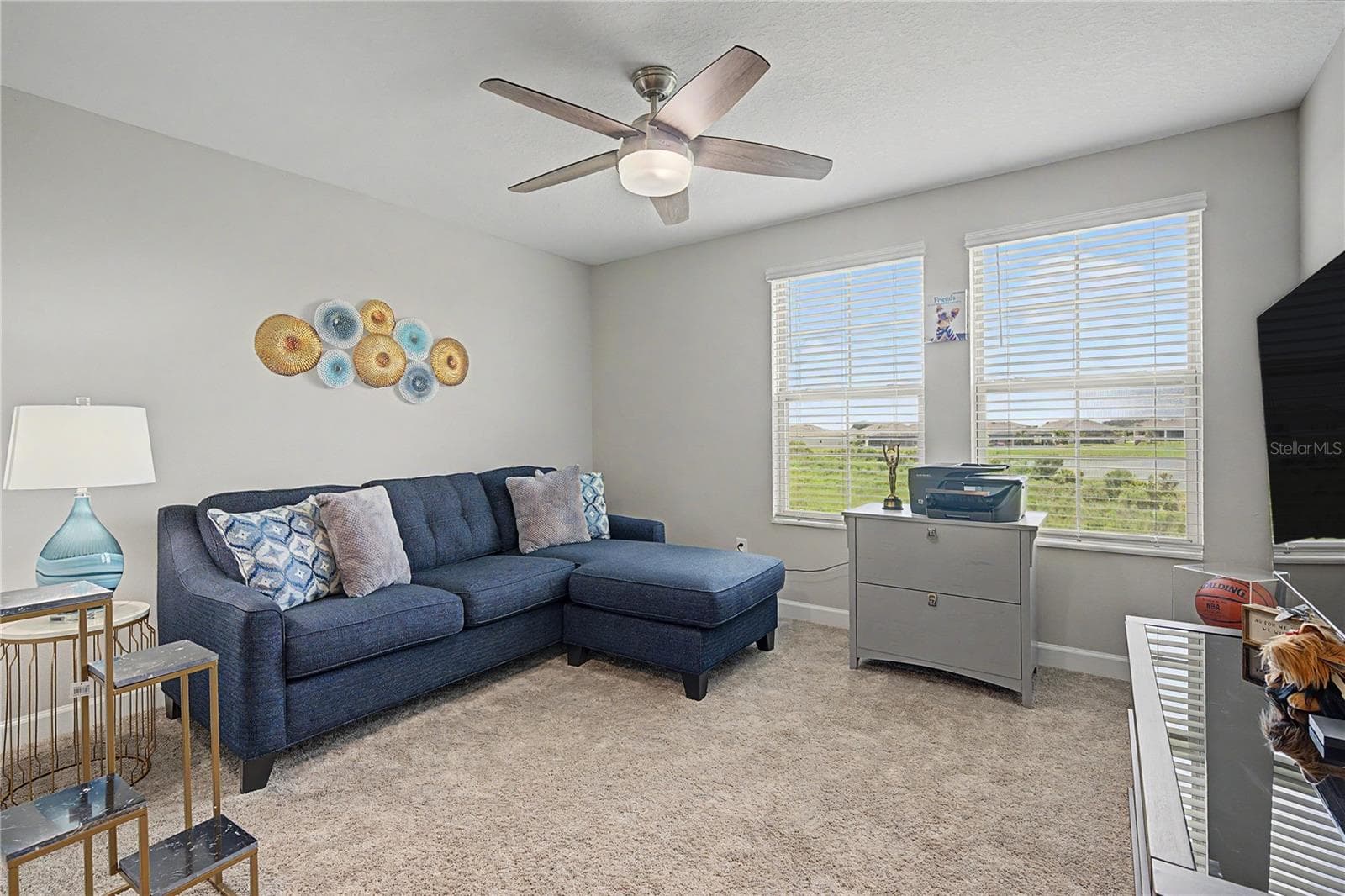 Open leisure room upstairs with pond/conservation view - 10228 ECHO DOCK LOOP, SAN ANTONIO