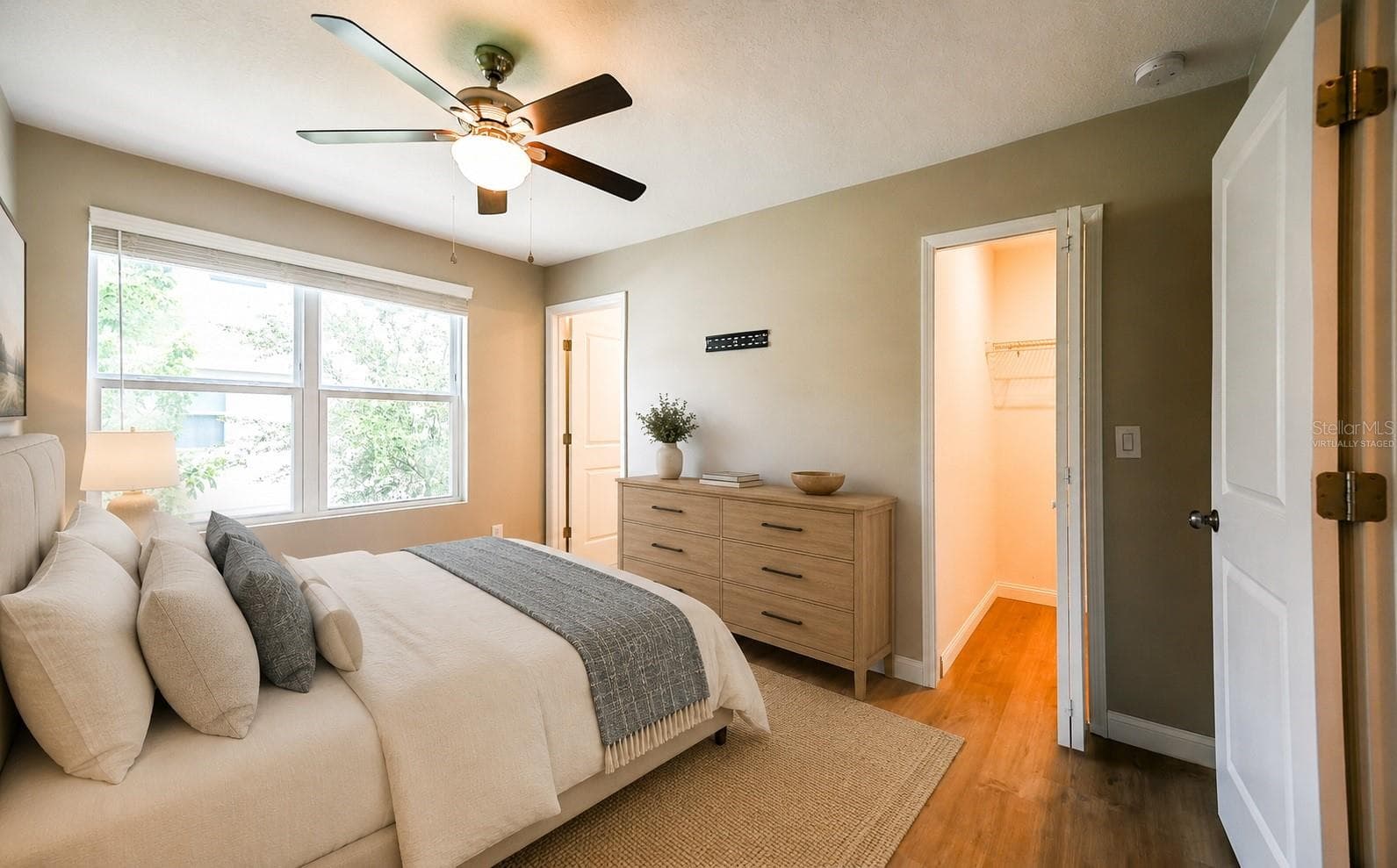 Virtually Staged Primary Bedroom - 6130 FAIRMONT LN, PALMETTO