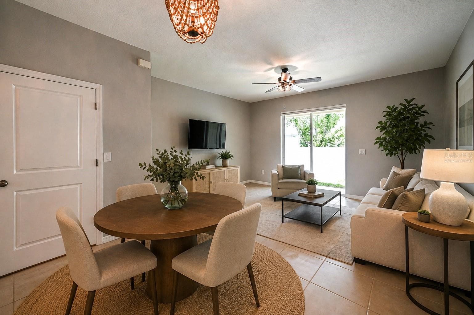 Virtually Staged Dining Area - 6130 FAIRMONT LN, PALMETTO