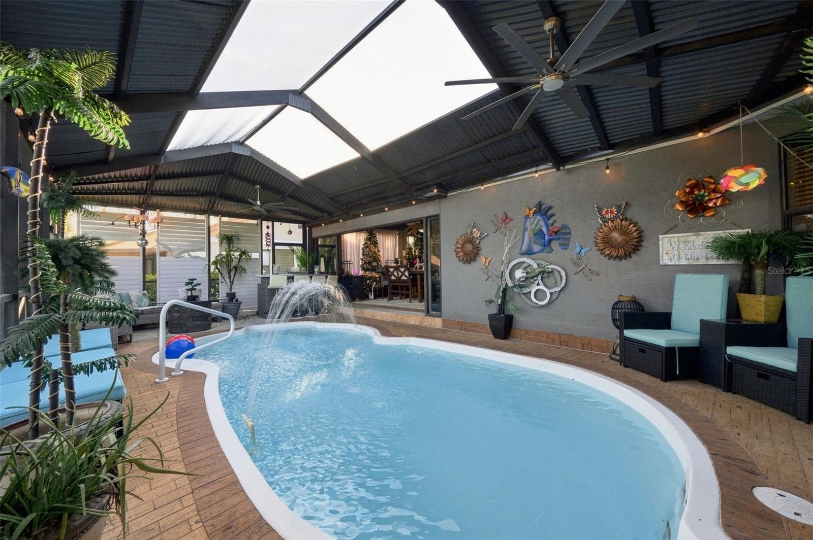 Enclosed Pool - 8136 GOLF CLUB CT, HUDSON