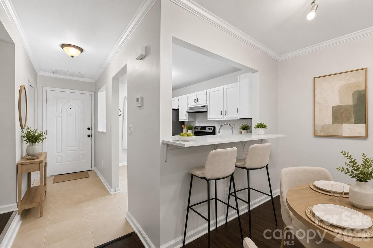 virtually staged to show potential - 6216 Windsor Gate Lane, Charlotte