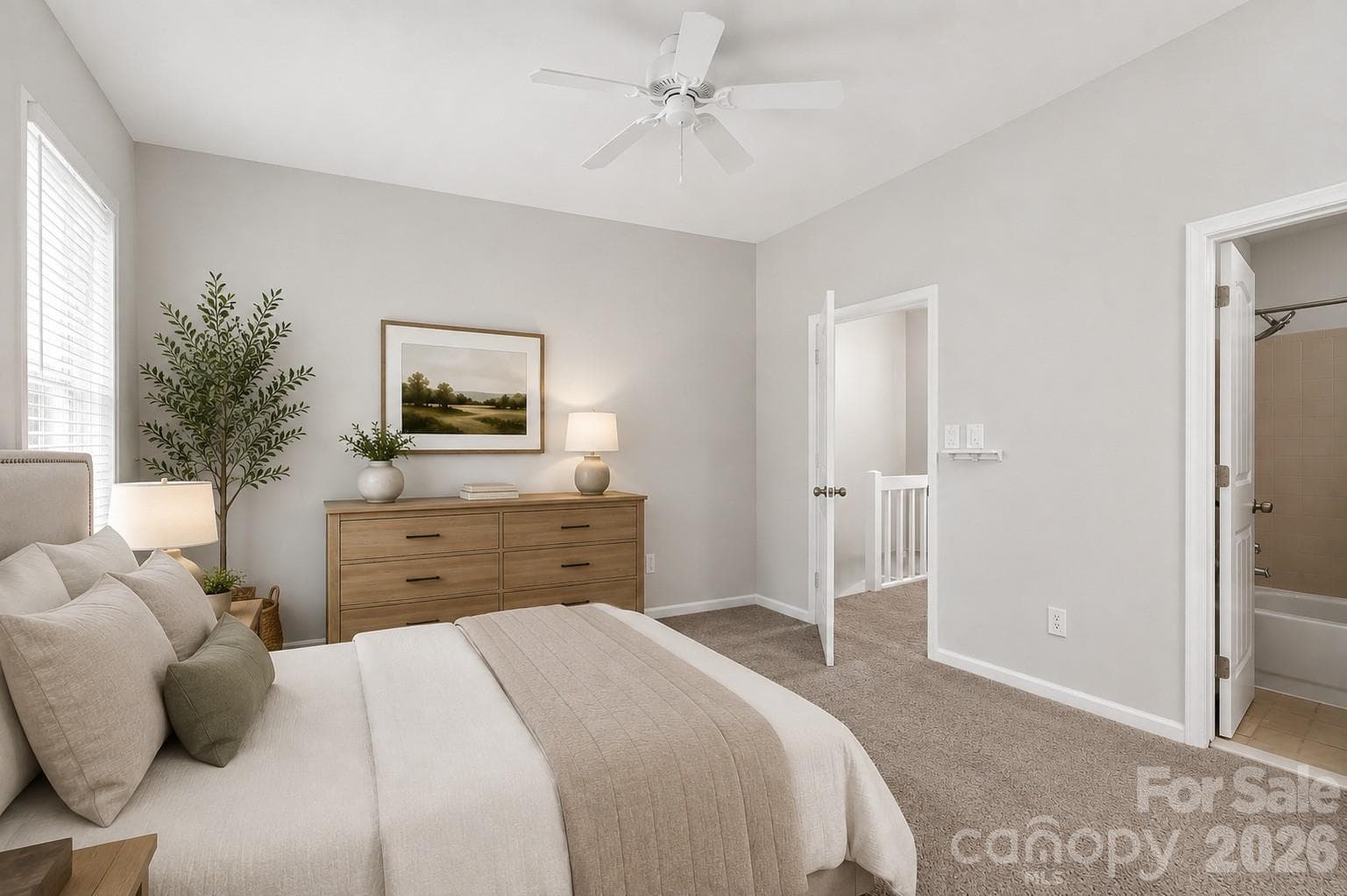 virtually staged to show potential - 6216 Windsor Gate Lane, Charlotte