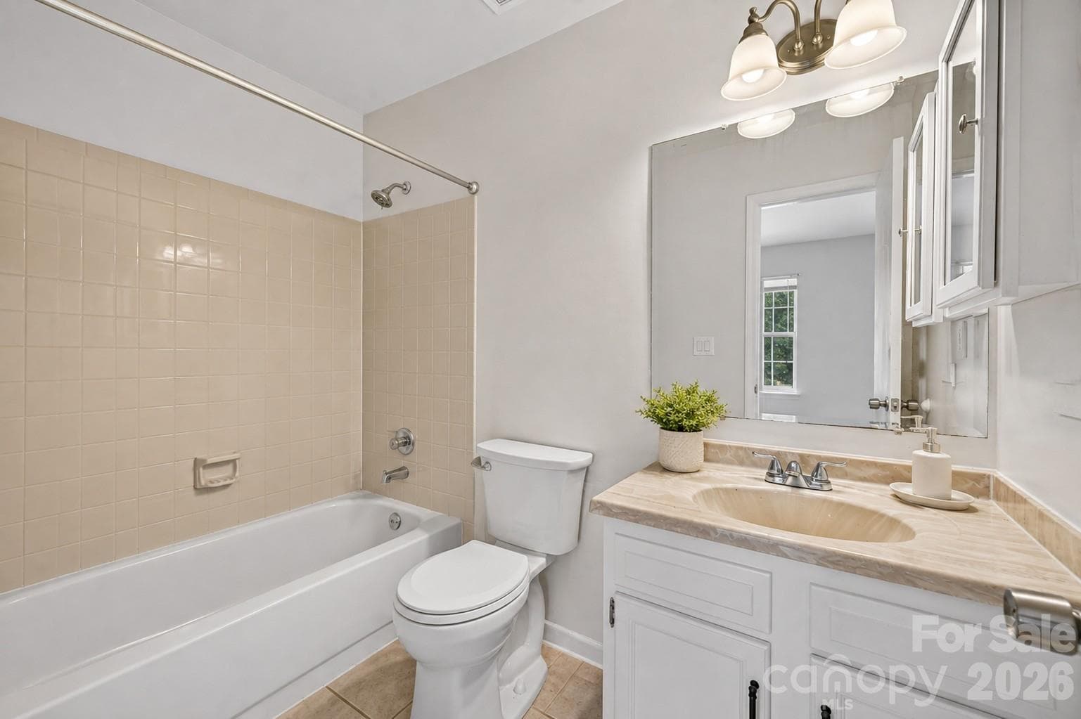 virtually staged to show potential - 6216 Windsor Gate Lane, Charlotte