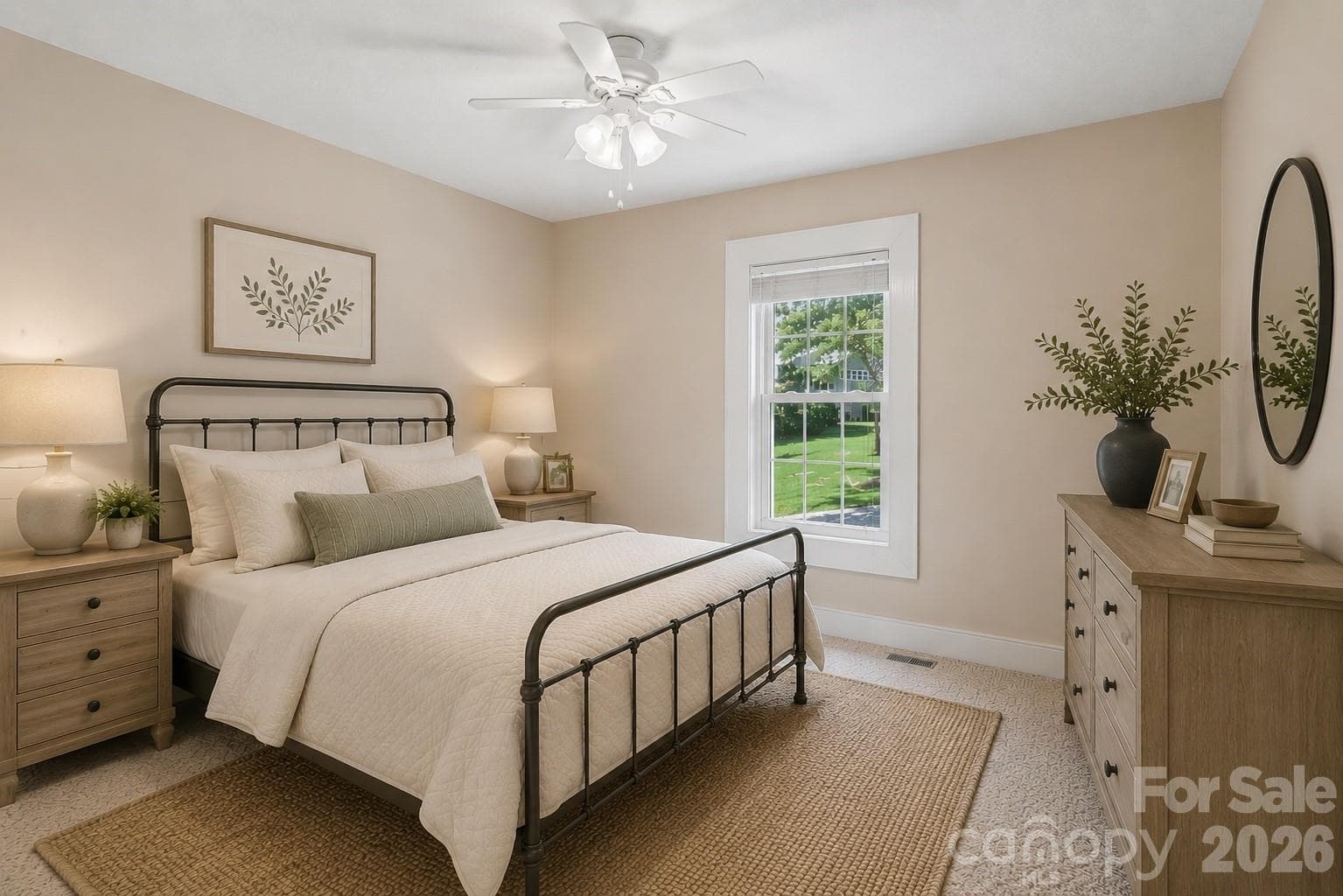 Second Bedroom Virtually Staged - 1414 Kanuga Road, Hendersonville