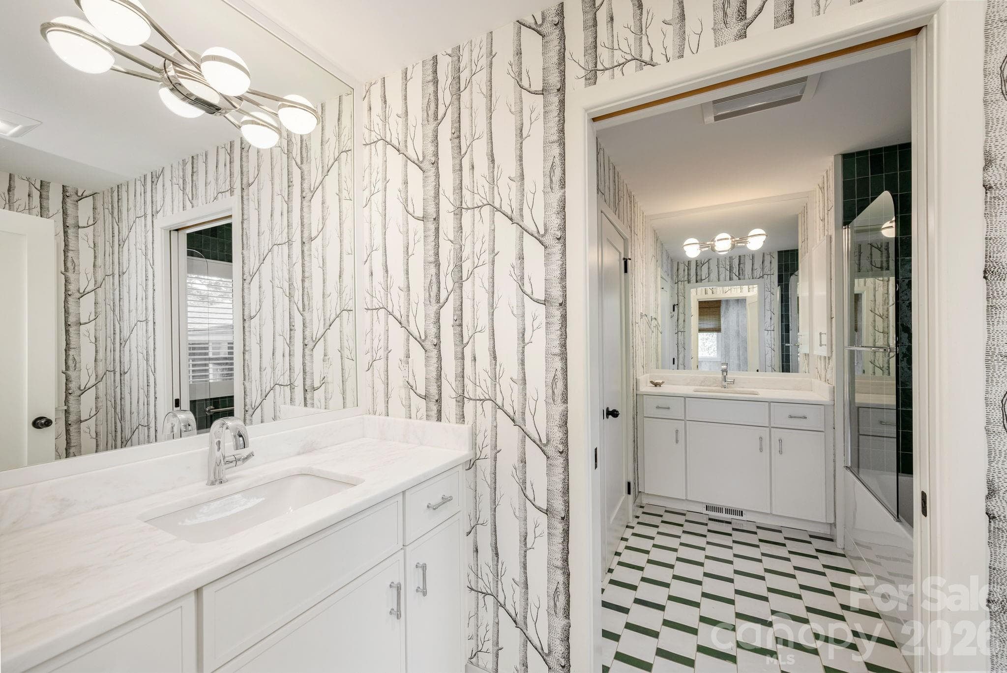 like a Jack and Jill bath - 28 Forest Road, Asheville