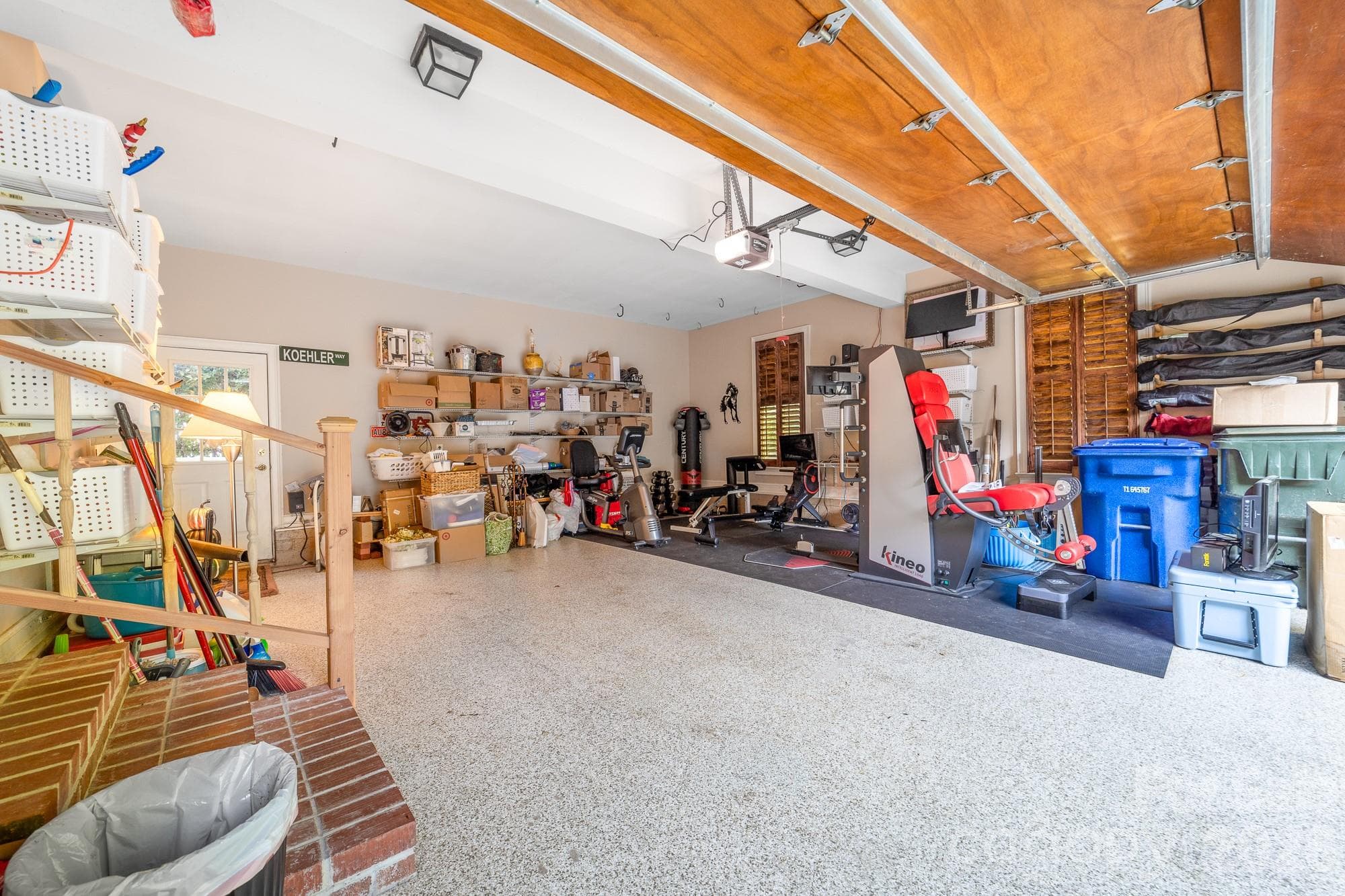 2 car garage with epoxy floor - 21300 Blakely Shores Drive, Cornelius