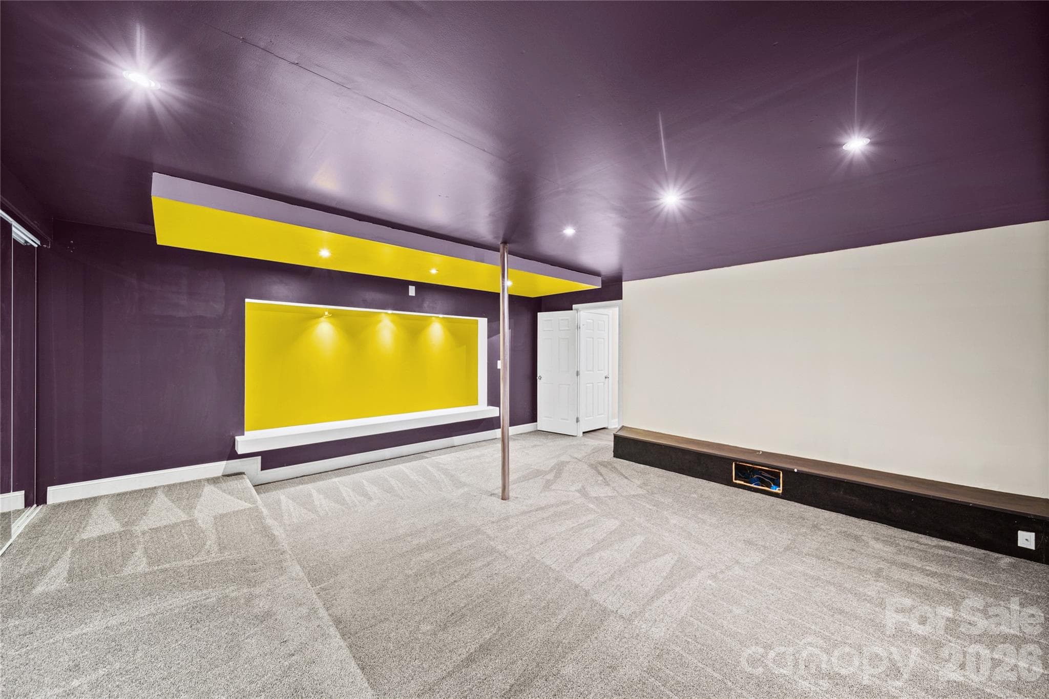 Basement media room - 2246 Donnington Lane NW, Concord