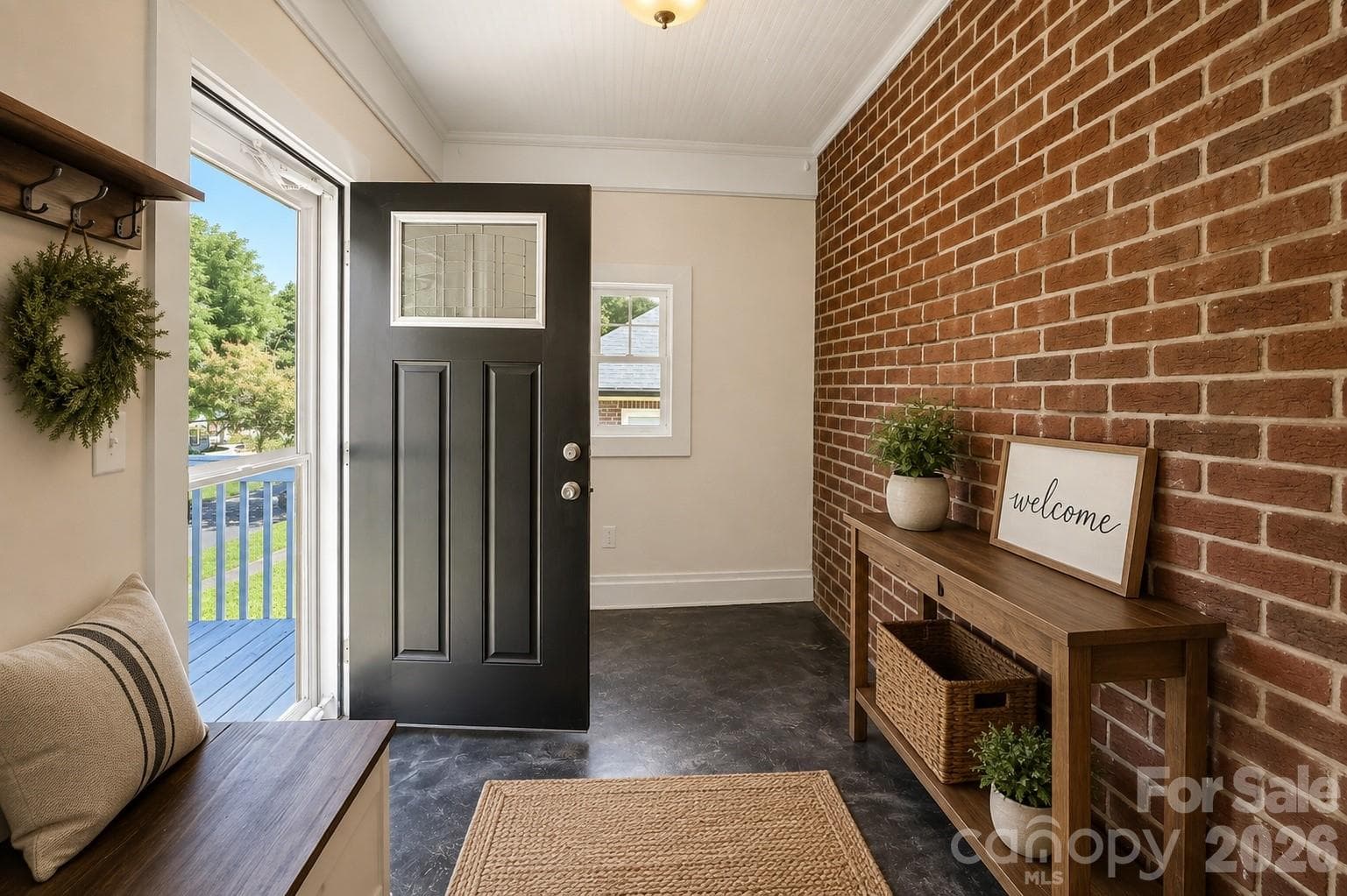 Virtually staged - Entry Foyer / Flex Space 79 Sq Ft. - 10 Enka Oak Street, Candler