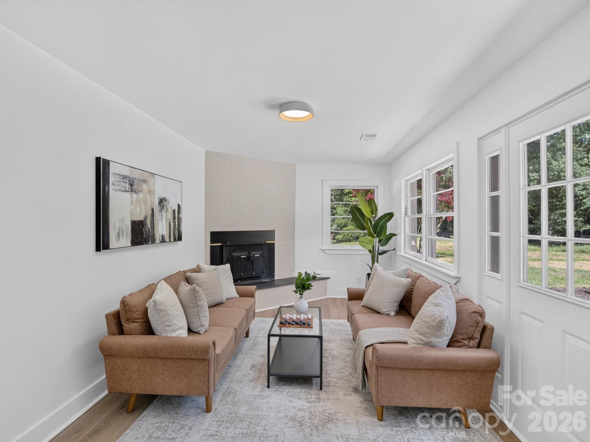 Natural light steals the show even in the basement - 2532 Sam Newell Road, Matthews