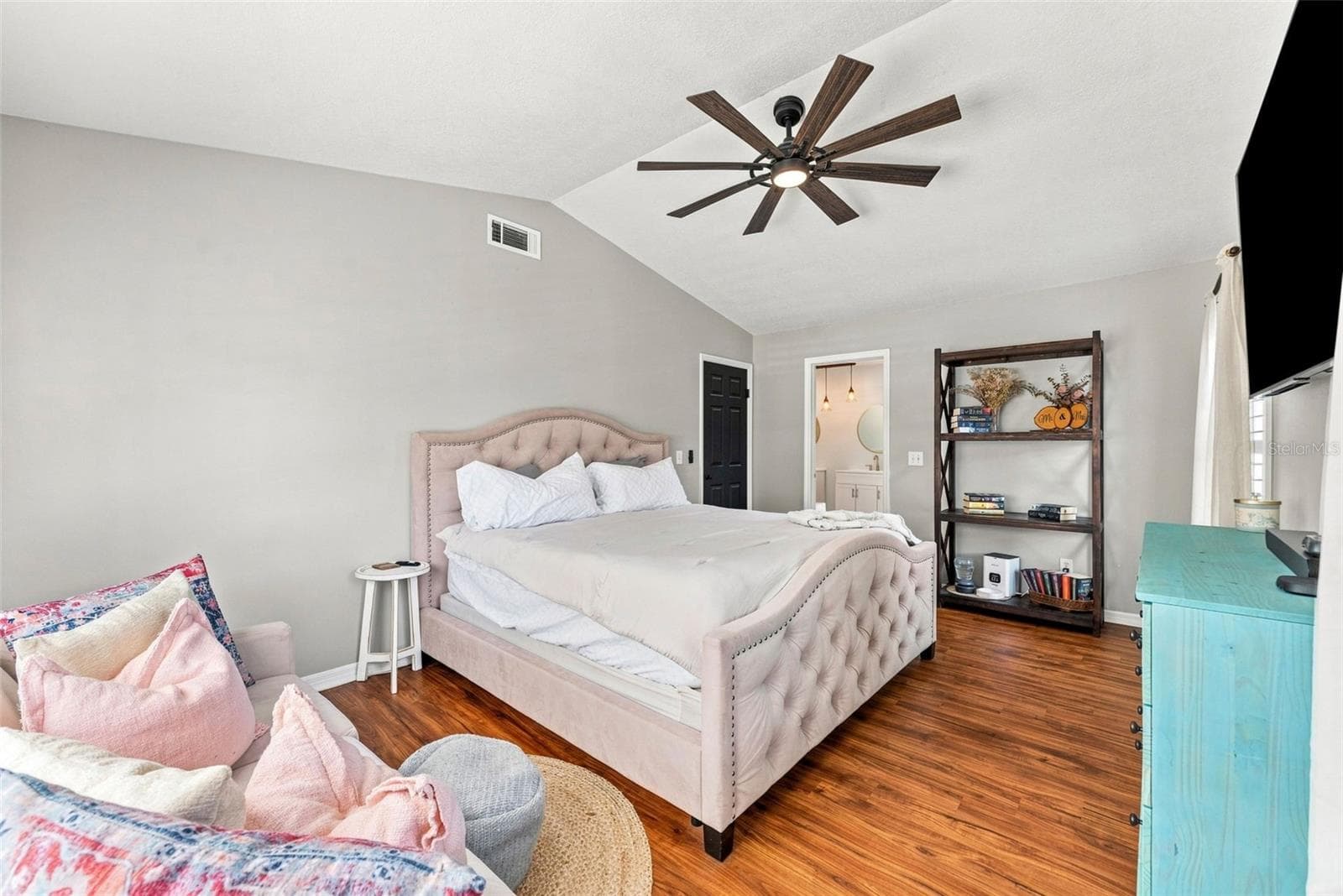 Master Bedroom with Ceiling Fan - 15622 INDIAN QUEEN DR, ODESSA
