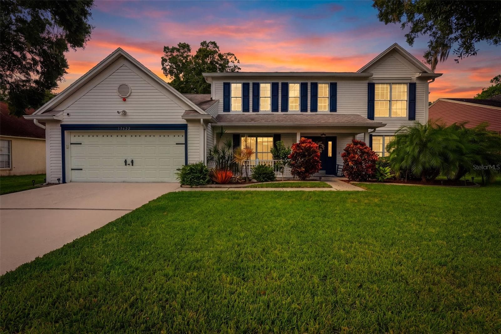 Front Exterior During Sunset - 15622 INDIAN QUEEN DR, ODESSA