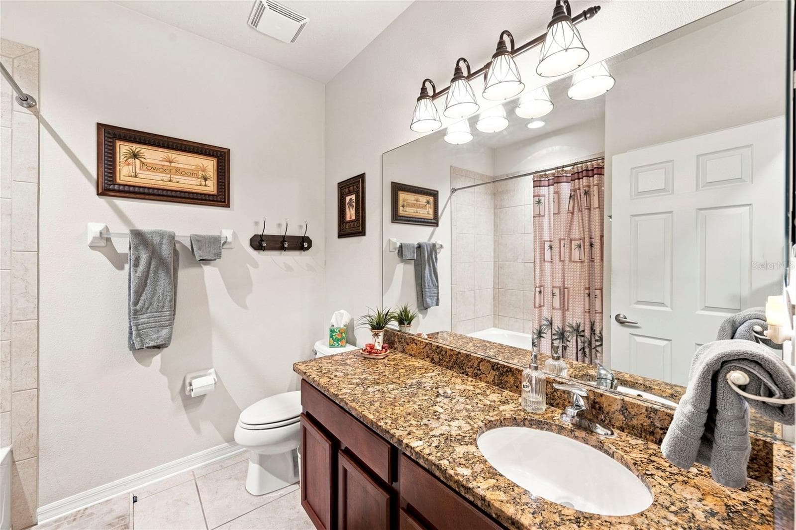 Upstairs Hall Bath - 11245 BELLE HAVEN DR, NEW PORT RICHEY