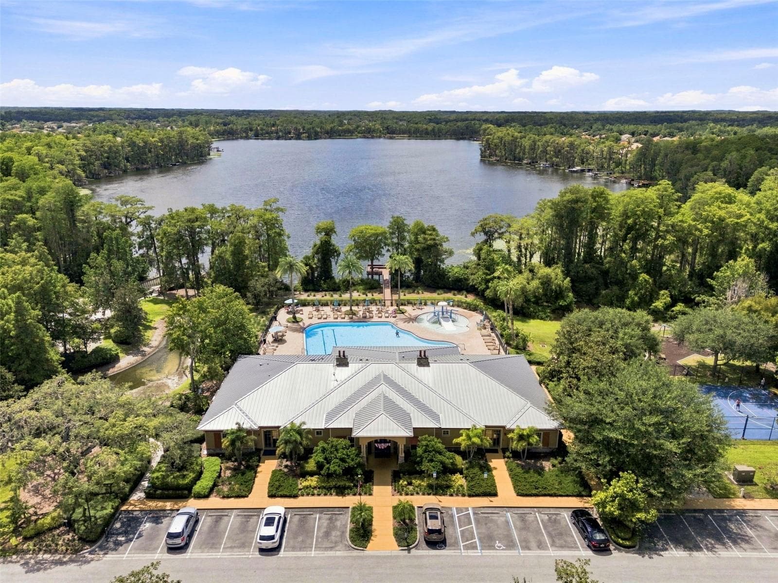 70-Acre Spring-Fed Lake with 2 Fishing Piers - 11245 BELLE HAVEN DR, NEW PORT RICHEY