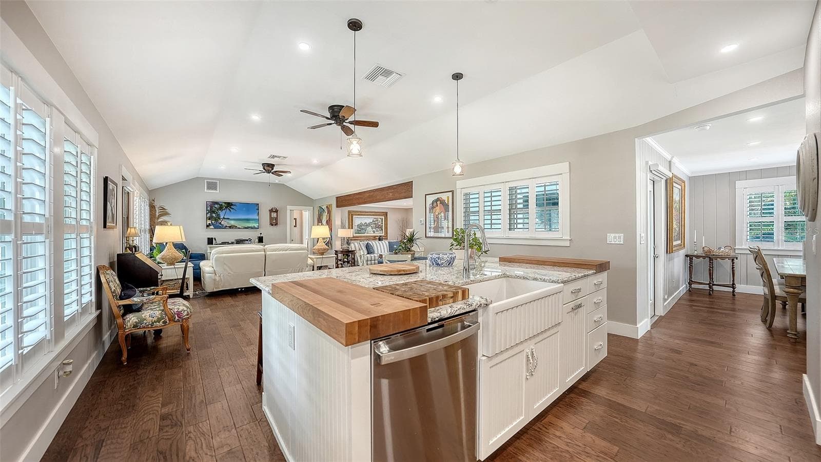 Open concept Kitchen and Living Room - 3606 PALONIA CT, SARASOTA