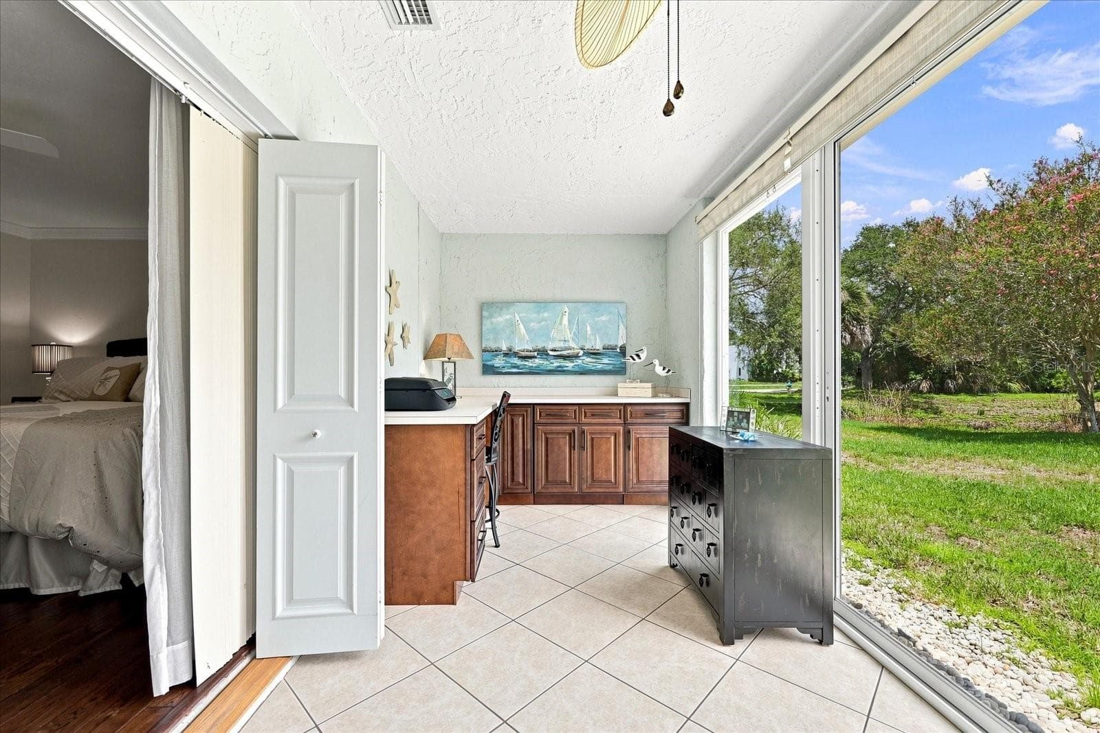 Built-in desk with lots of storage and countertops. - 3252 RINGWOOD MDW #81, SARASOTA
