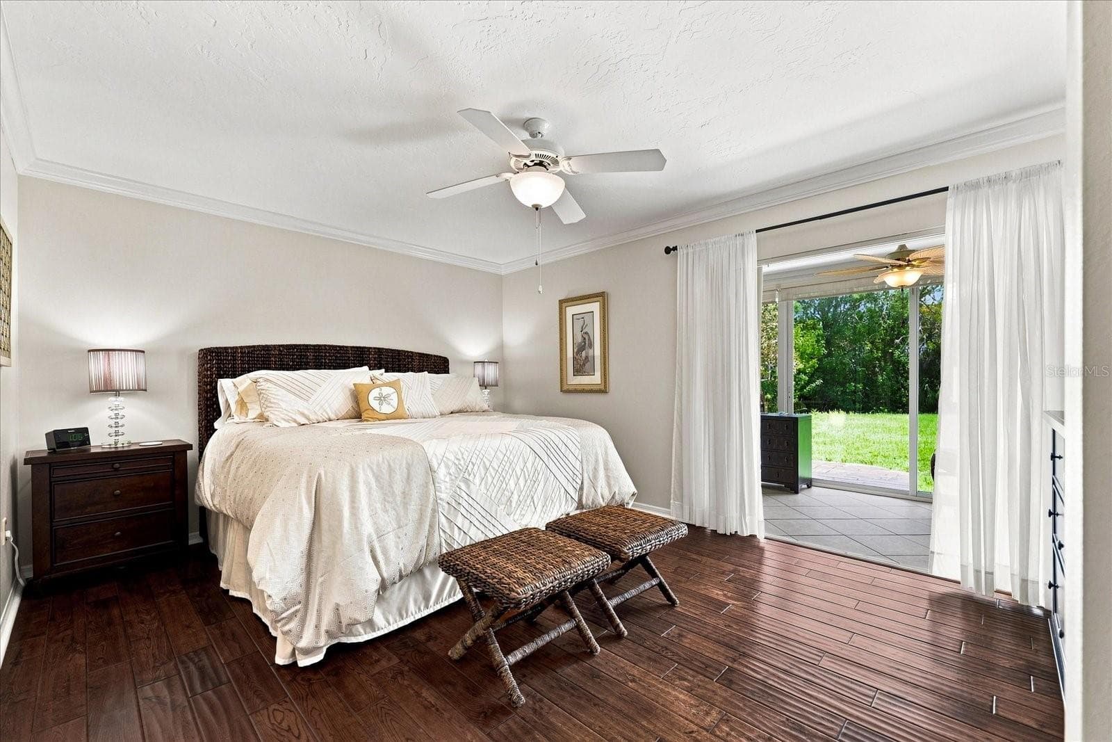 Primary Bedroom featuring hardwood floors. - 3252 RINGWOOD MDW #81, SARASOTA