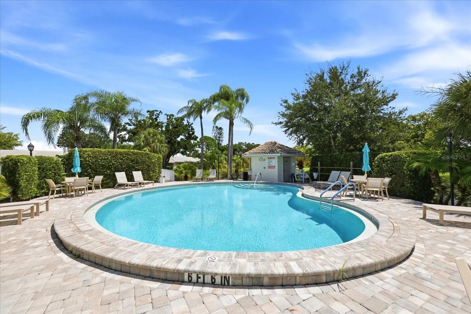 Pool for the Villas of Papillon. - 3252 RINGWOOD MDW #81, SARASOTA