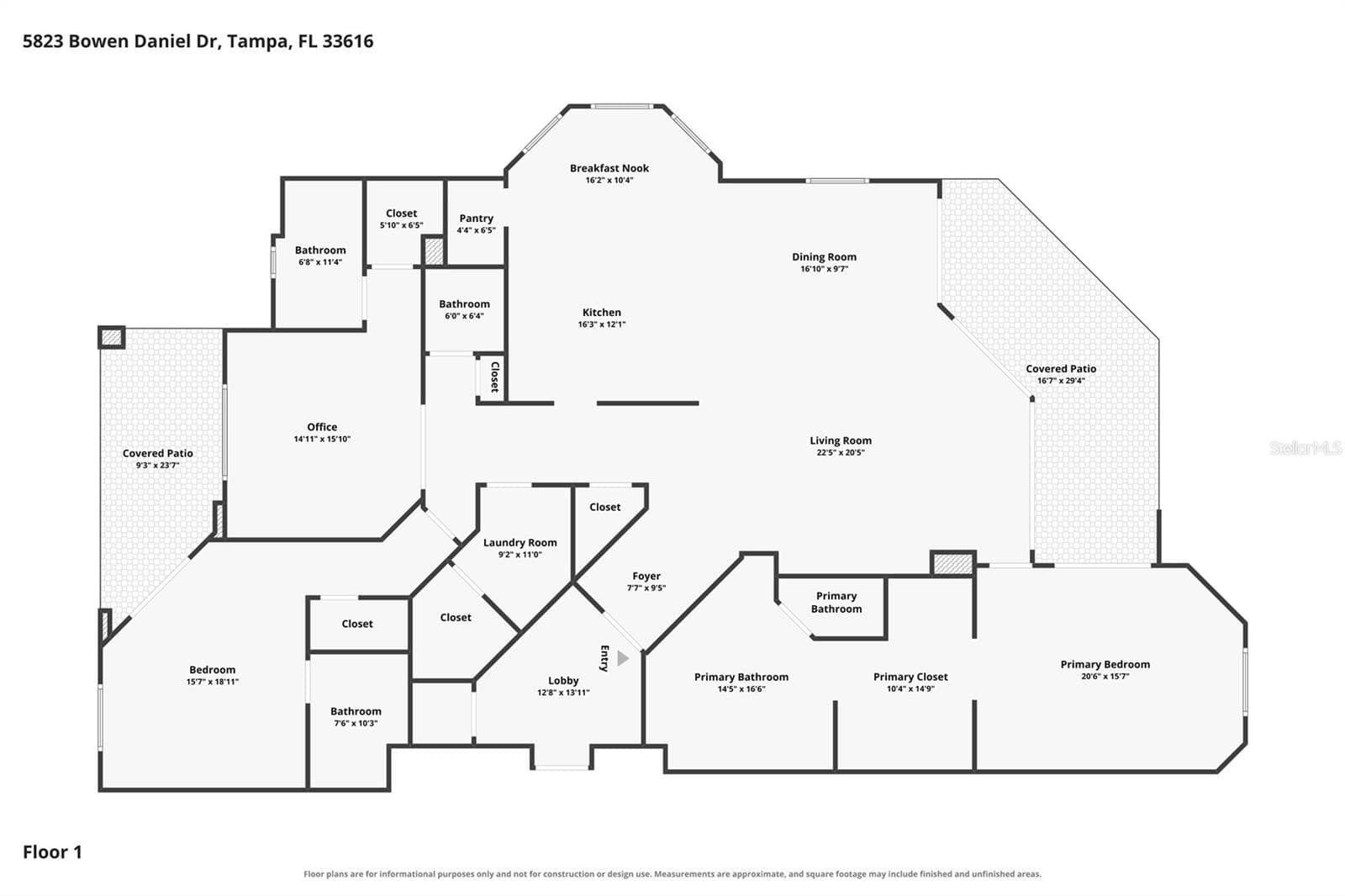 Condominium at 5823 BOWEN DANIEL DR #1501, TAMPA, photo 73 of 95