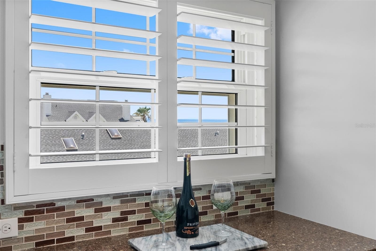 Kitchen south view window - 17980 GULF BLVD #401, REDINGTON SHORES