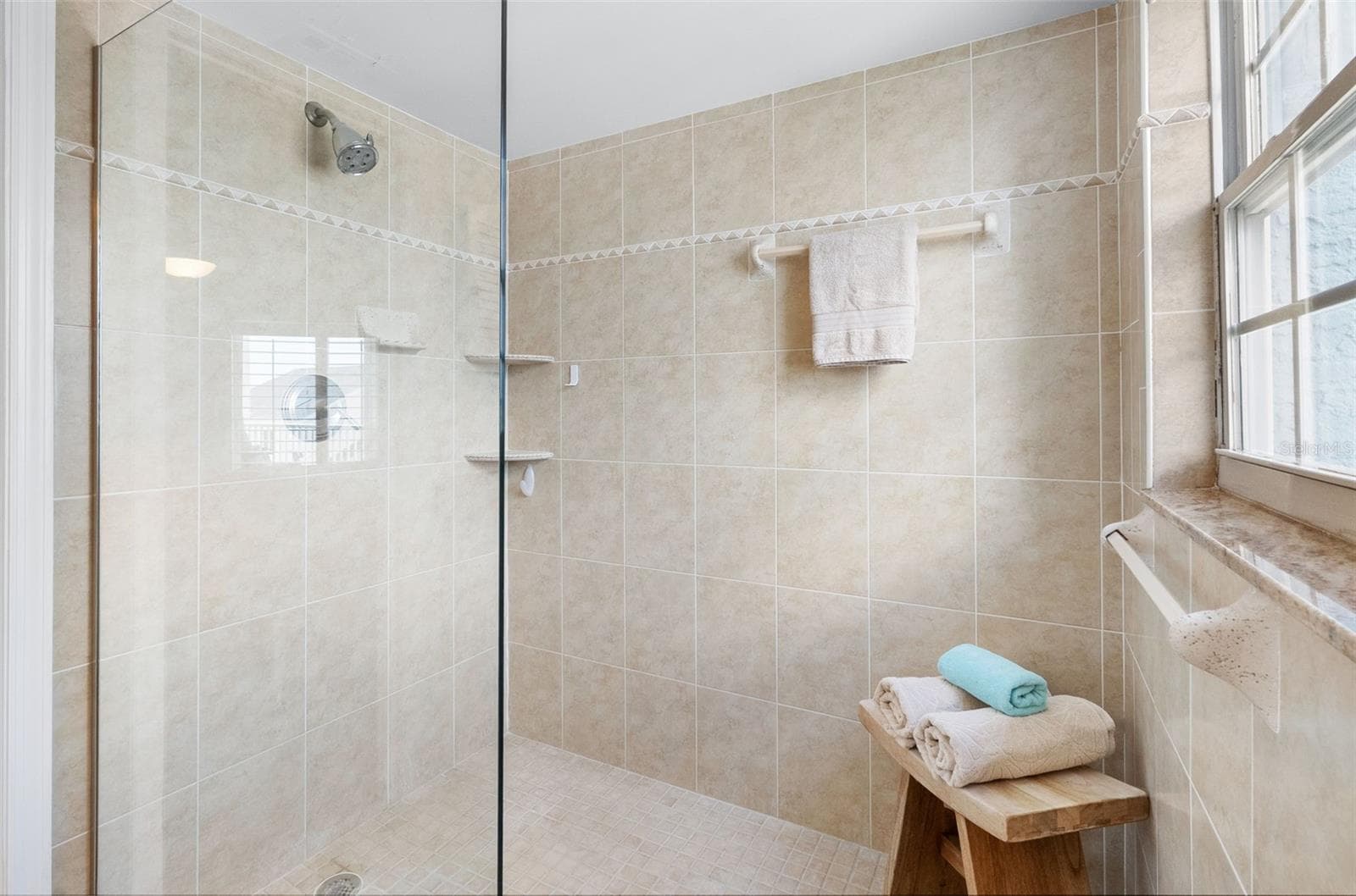 Primary Ensuite WI shower - 17980 GULF BLVD #401, REDINGTON SHORES