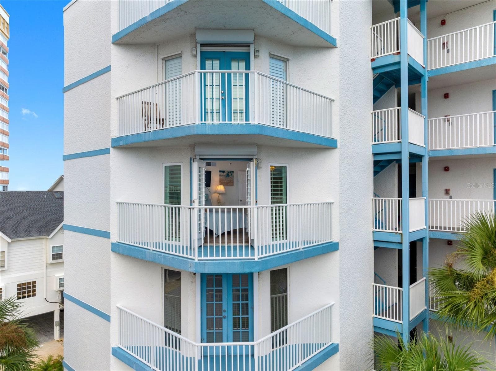 Balcony off of second bedroom - 17980 GULF BLVD #401, REDINGTON SHORES