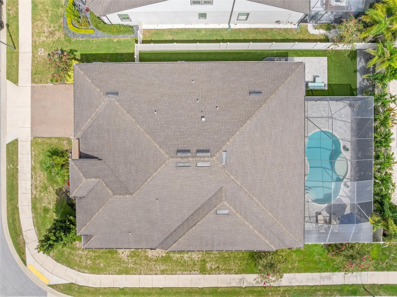 Aerial view - 1528 FOREST GLEN CT, PALM HARBOR