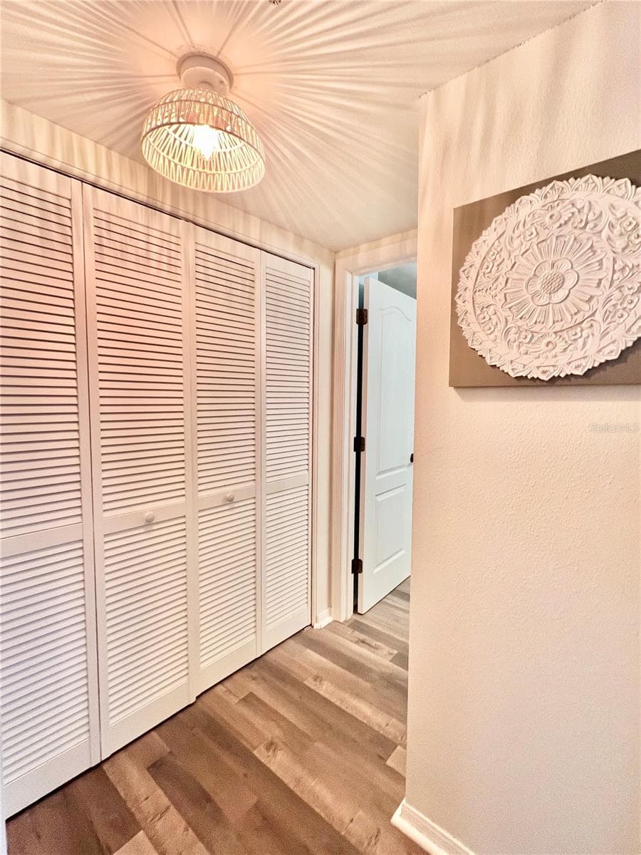 Easy access to washer and dryer in front hall. - 6501 STONE RIVER RD #104, BRADENTON