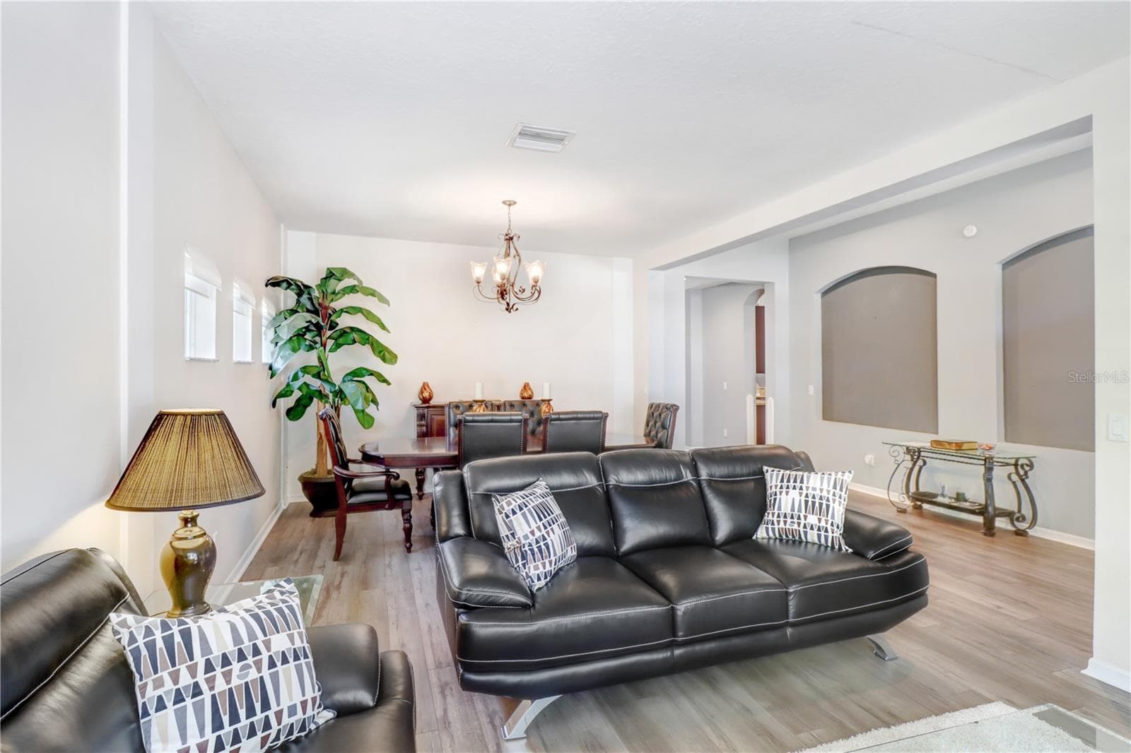 Formal Living and Dining area - 433 YORK DALE DR, RUSKIN