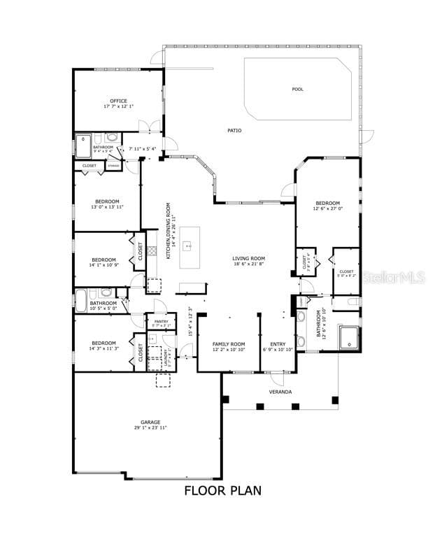 Floorplan - 708 ROSEMARY CIR, BRADENTON