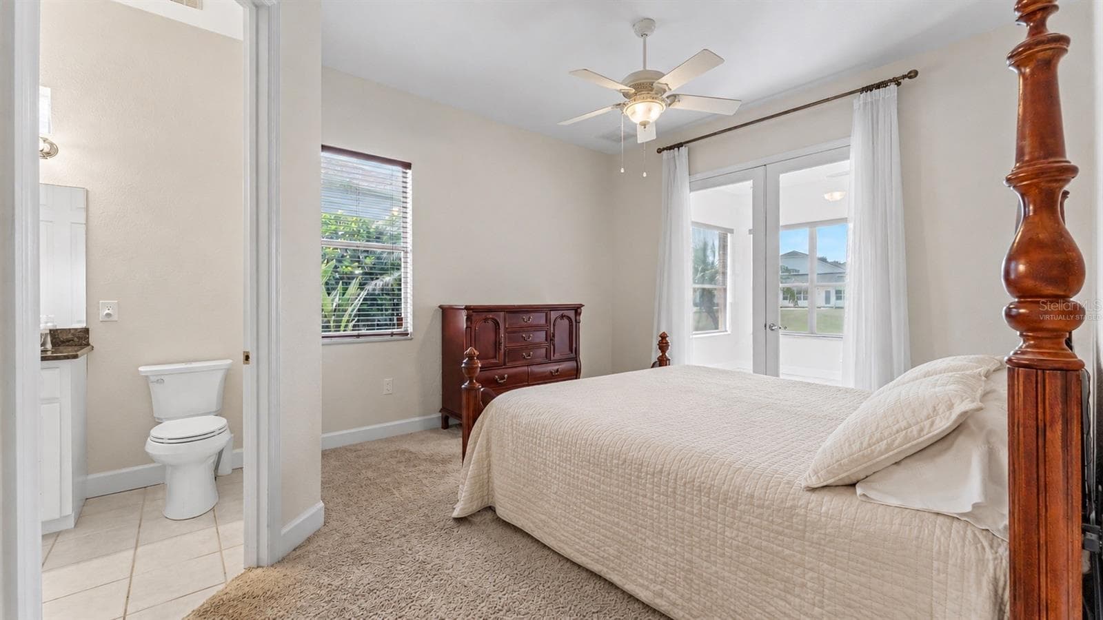 Primary Bedroom- Virtually staged - 1230 MOTORCOACH DR, POLK CITY