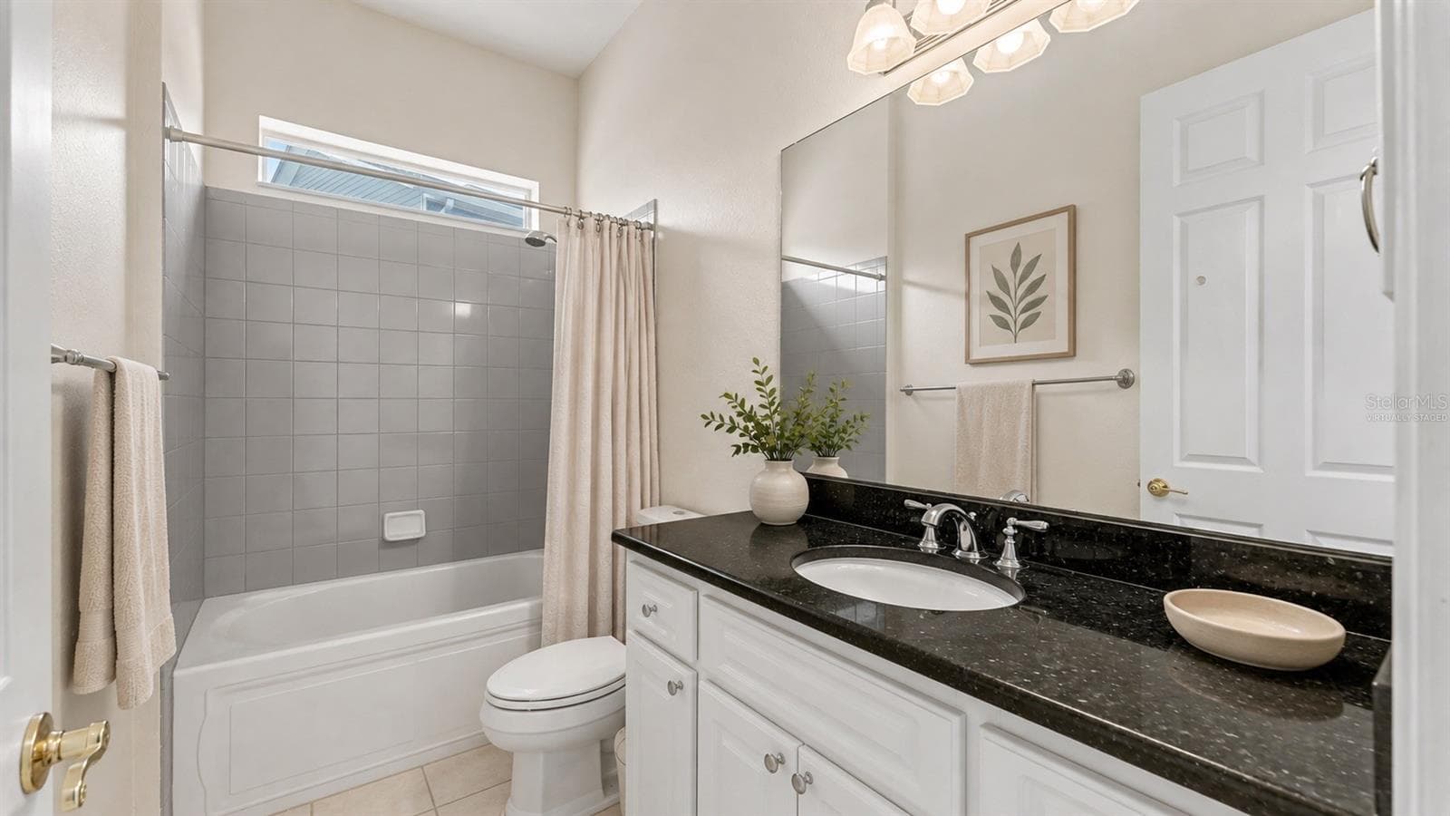 Bathroom 2- virtually staged - 1230 MOTORCOACH DR, POLK CITY
