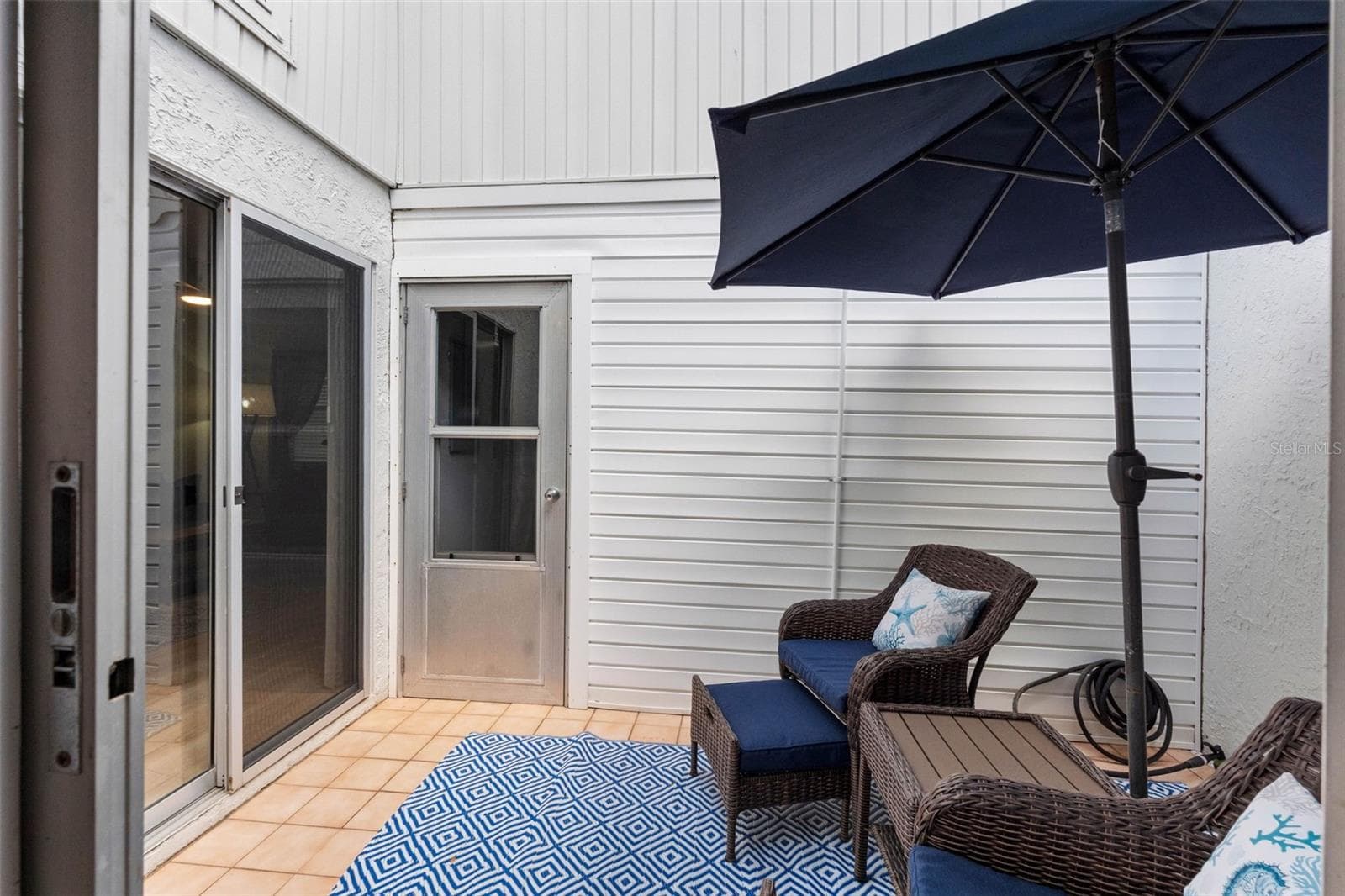 Entry to Garage from Atrium - 2833 ORANGE TREE CIR N #A, PALM HARBOR