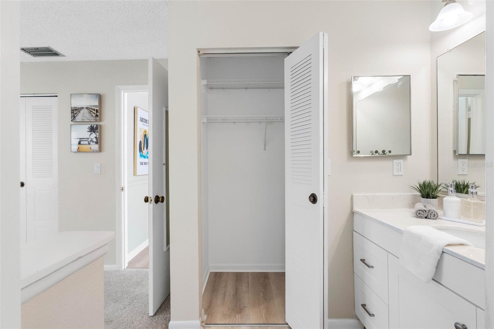 Dual Closets in Primary - 2833 ORANGE TREE CIR N #A, PALM HARBOR