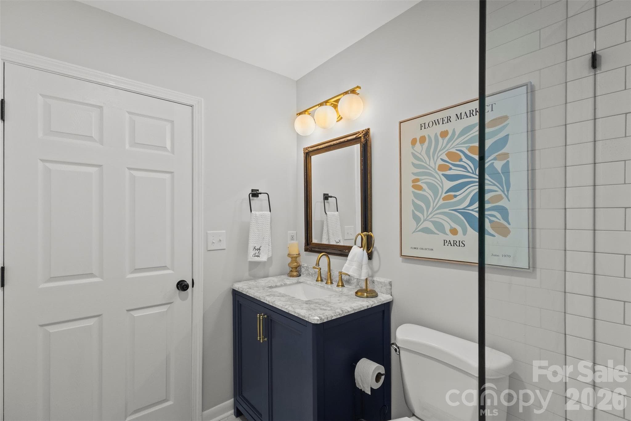 Primary bath - 3840 Colebrook Road, Charlotte