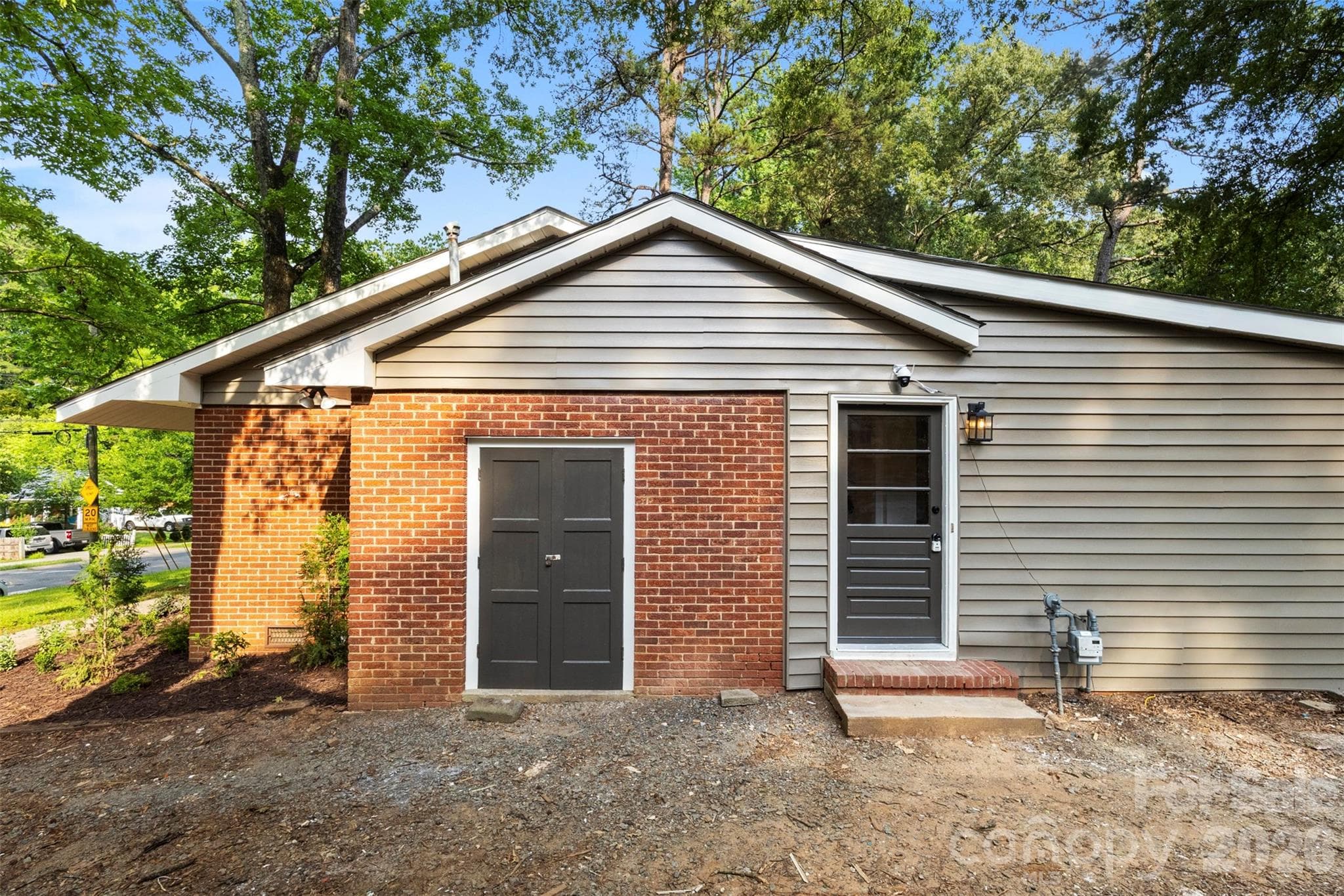Side of house - 3840 Colebrook Road, Charlotte