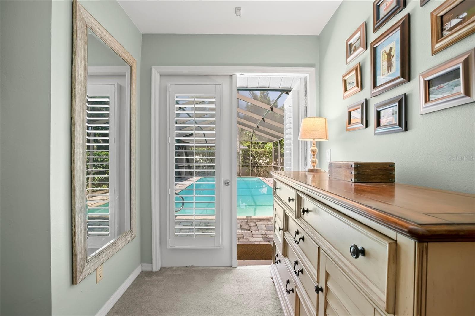 Primary Access to Pool - 1419 INDIAN TRL S, PALM HARBOR