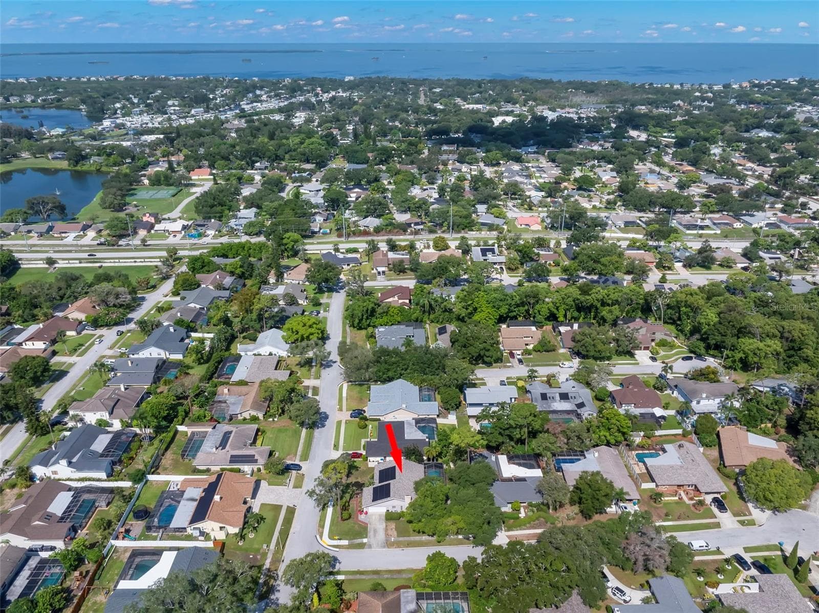Aerial - 1419 INDIAN TRL S, PALM HARBOR