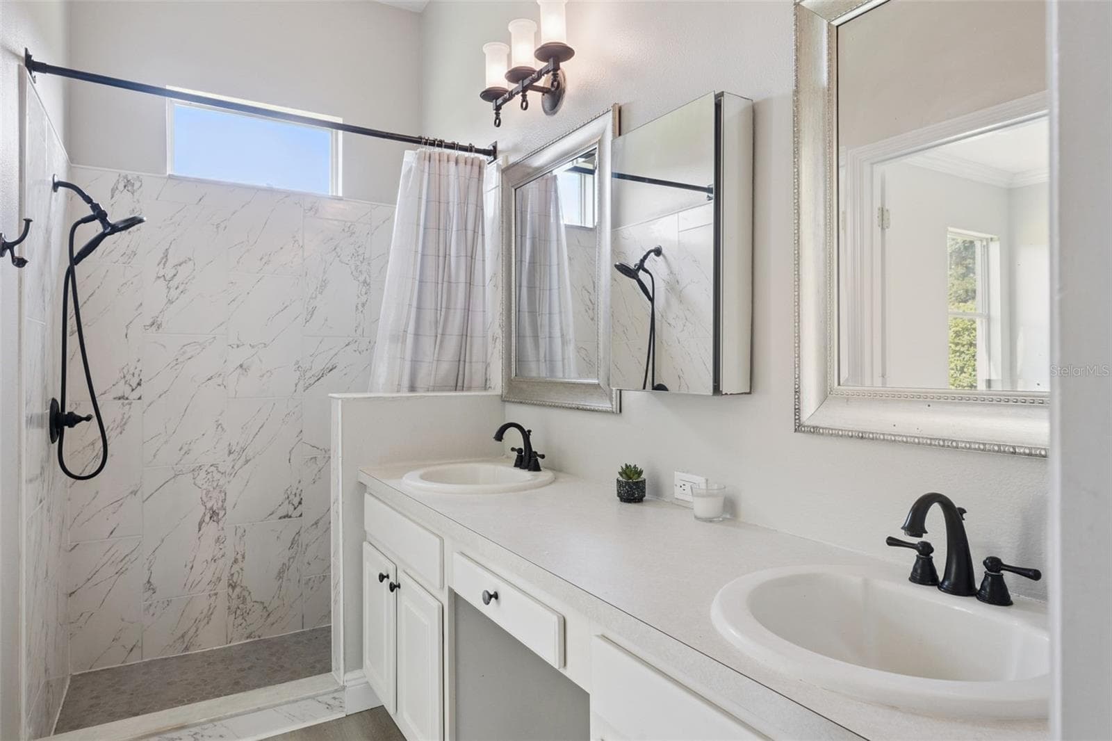 Primary Bath with updated shower - 1206 CHESSINGTON CIR, LAKE MARY