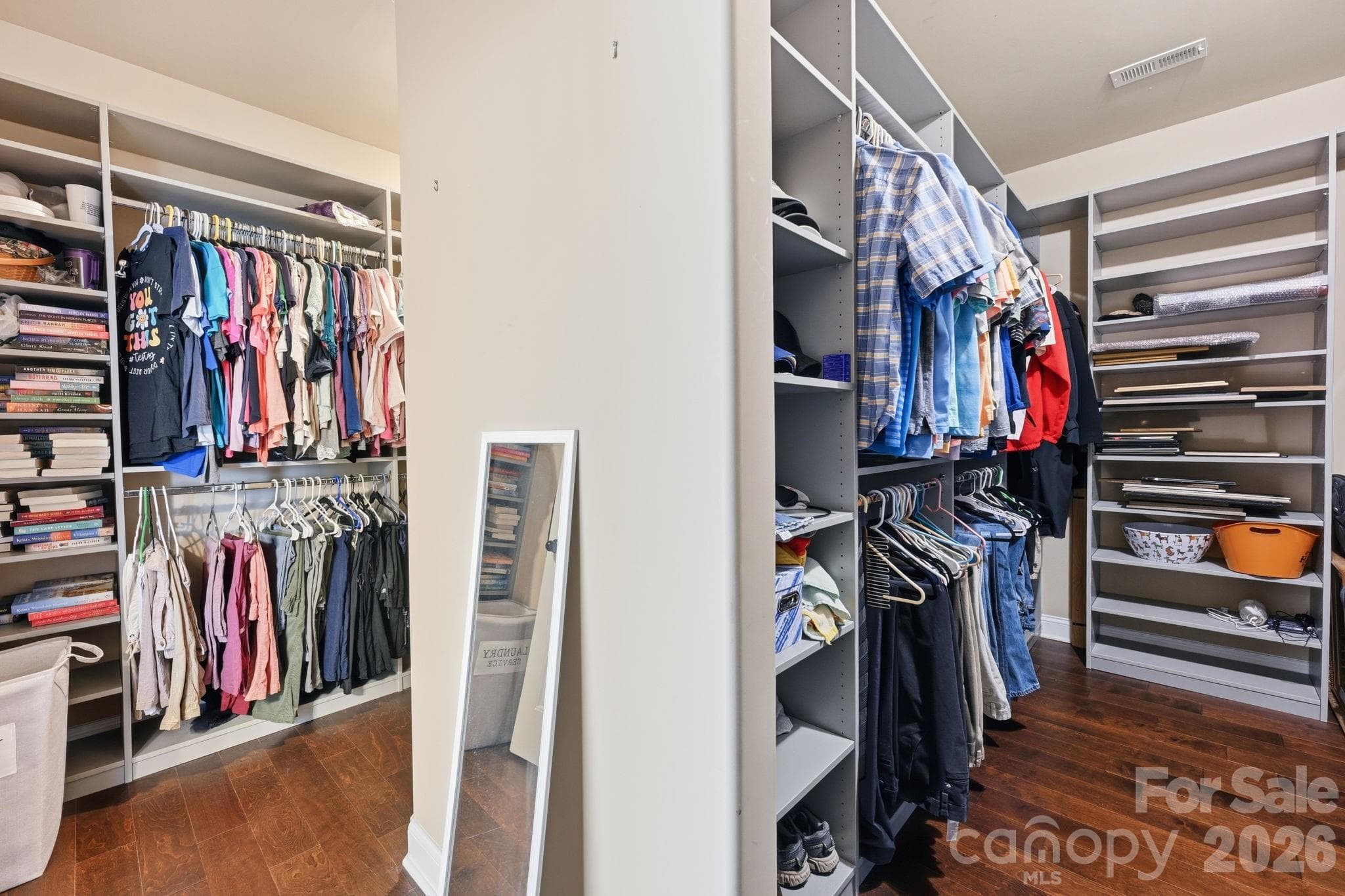 Primary Closet - 13410 Crystal Springs Drive, Huntersville