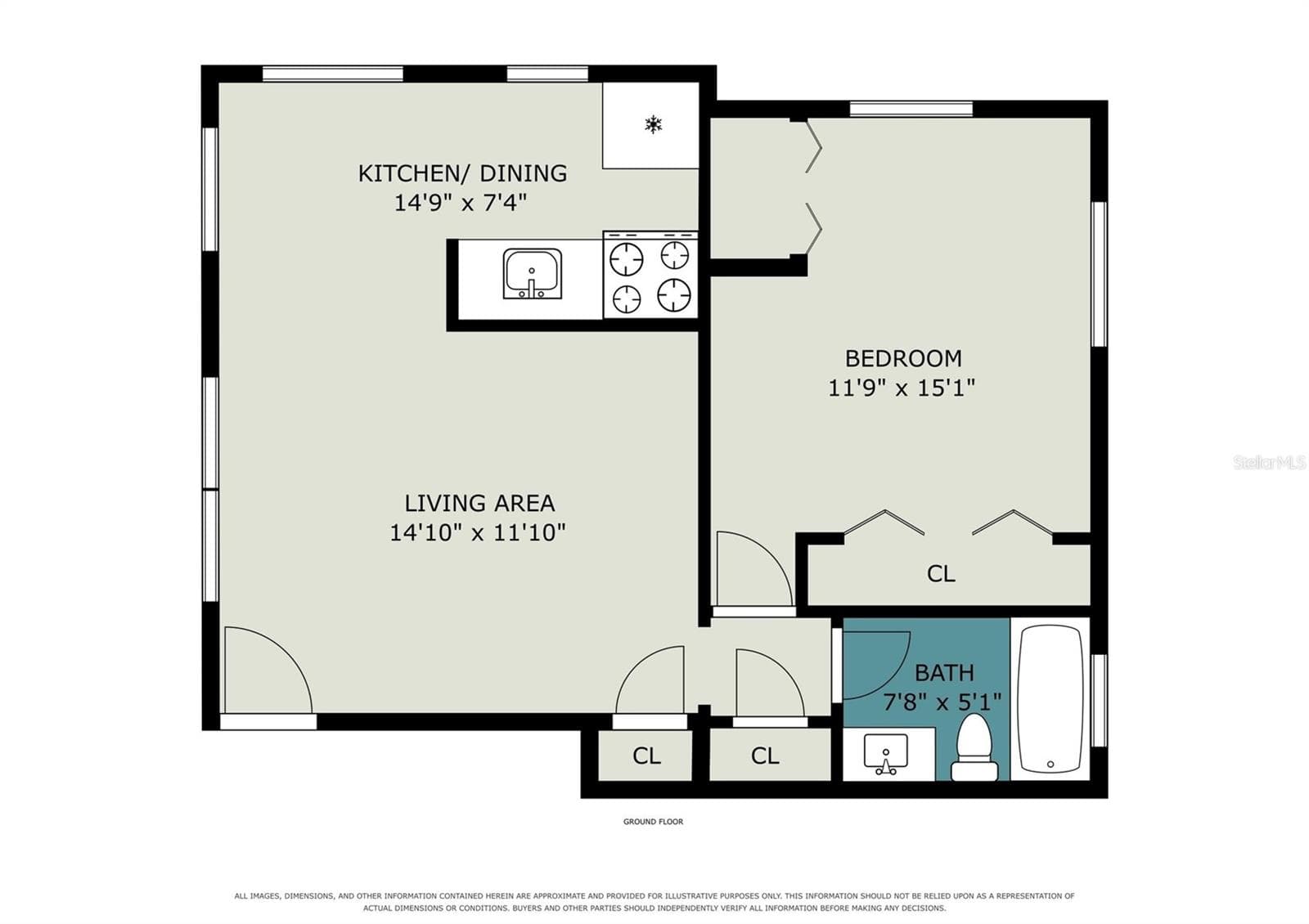 Condominium at 416 MONROE AVE #F201, CAPE CANAVERAL, photo 20 of 26